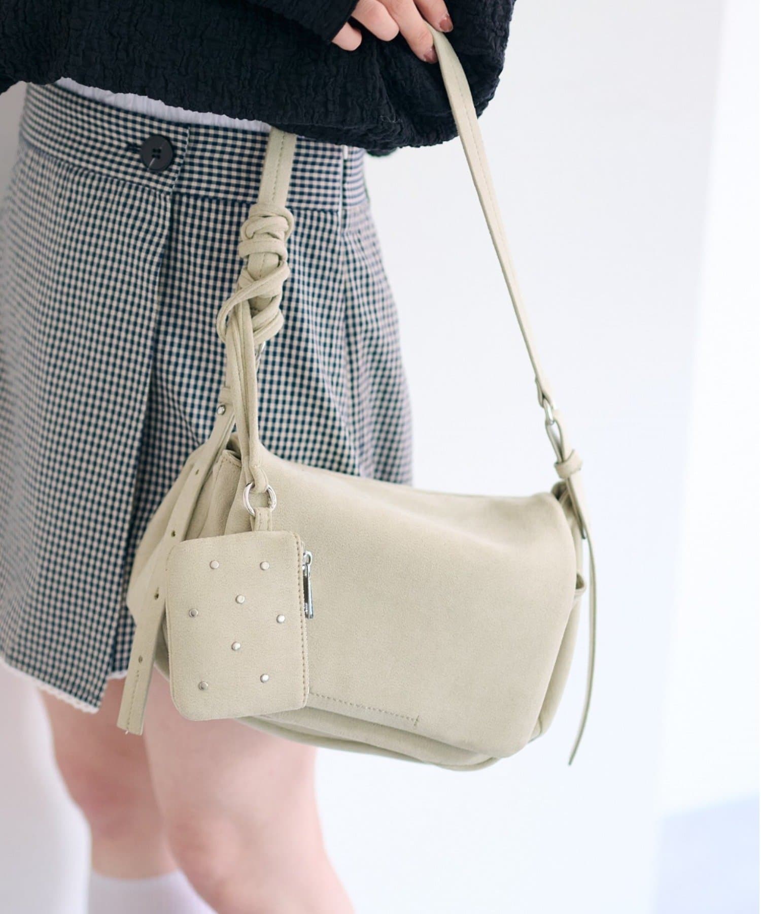 Kastane(カスタネ) 【2.15(日)0:00発売】スタッズポーチ&ワンショルバッグ