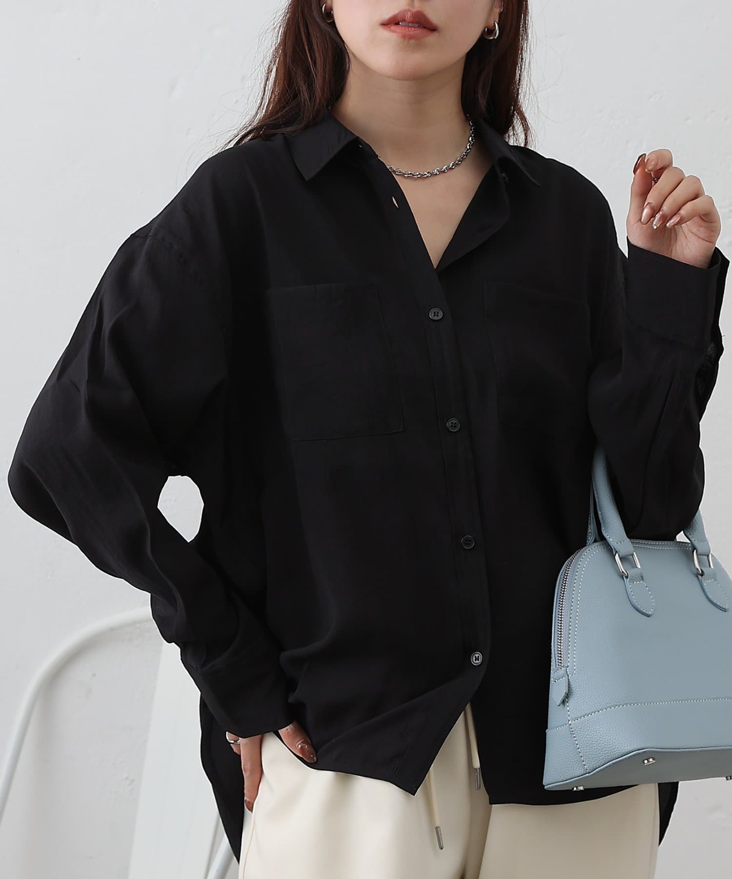 COLONY 2139(コロニー トゥーワンスリーナイン) リップルポケットシャツ