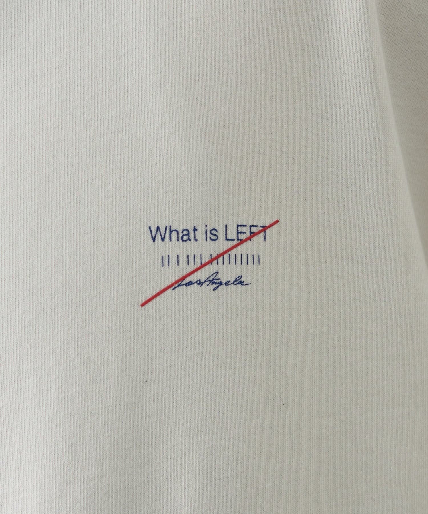 COLONY 2139(コロニー トゥーワンスリーナイン) ワンポイントプリントヘンリーネックスウェット