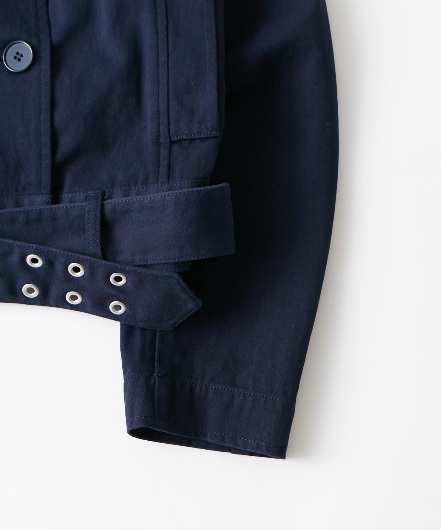 WHO’S WHO gallery(フーズフーギャラリー) SHORT EYELET PEA JACKET