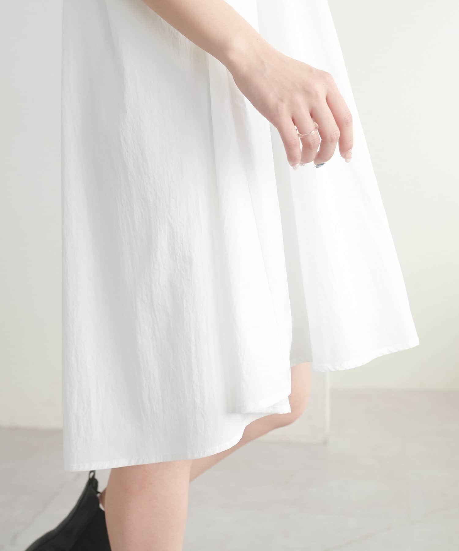 DISCOAT(ディスコート) 【umm./WEB限定】肩フリルミニワンピース