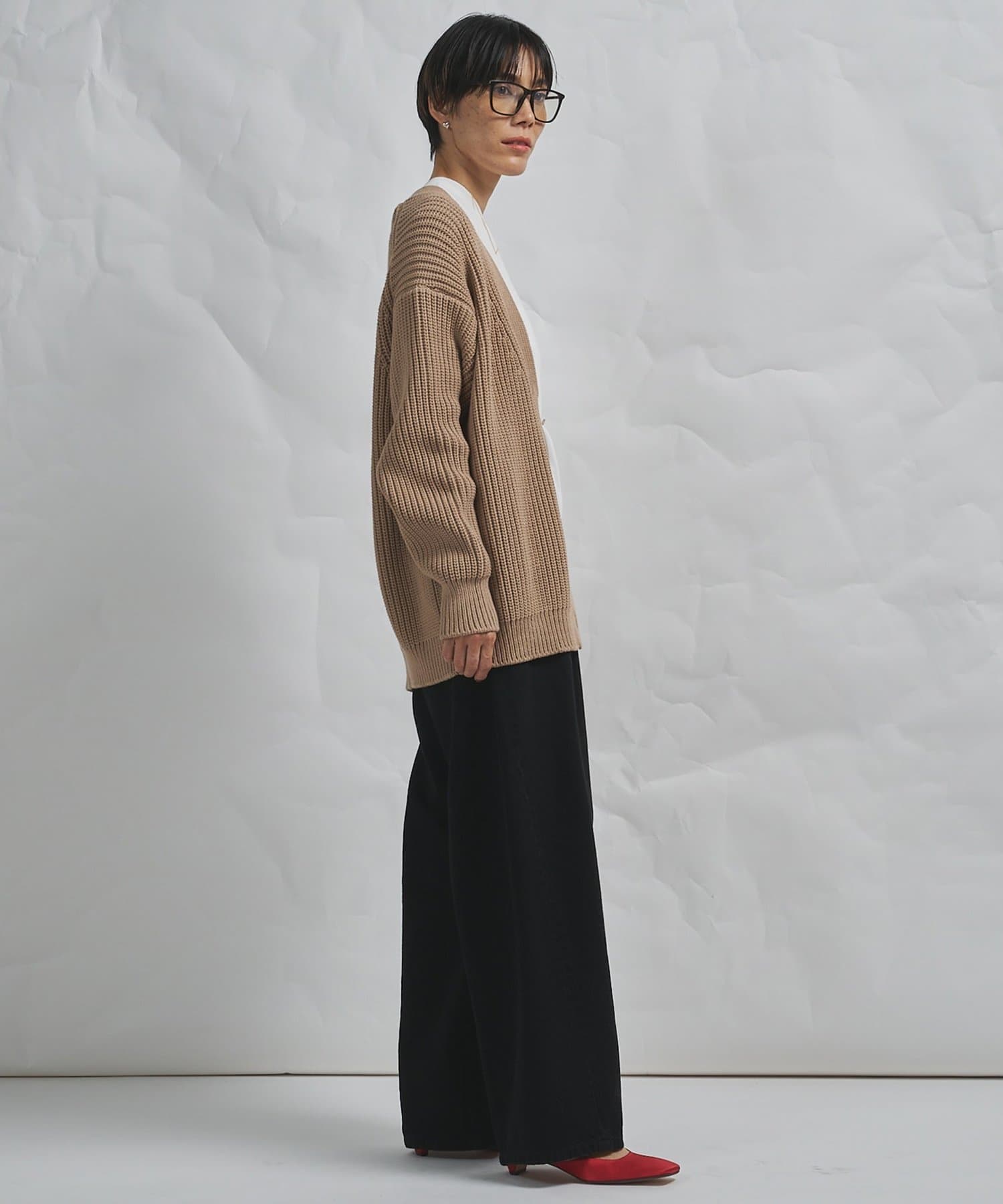 Whim Gazette(ウィム ガゼット) 【GEMINI】片畔カーディガン