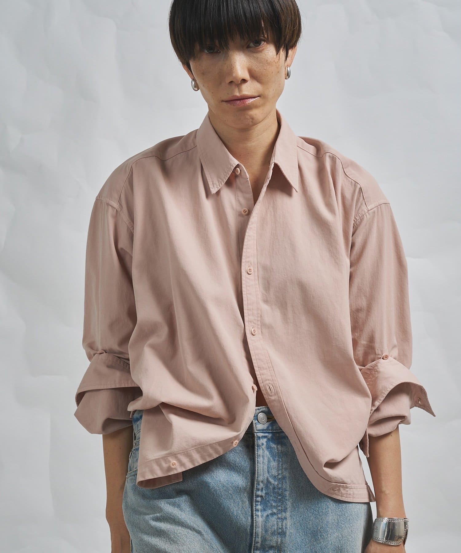 Whim Gazette(ウィム ガゼット) 【GEMINI】製品染めシャツ