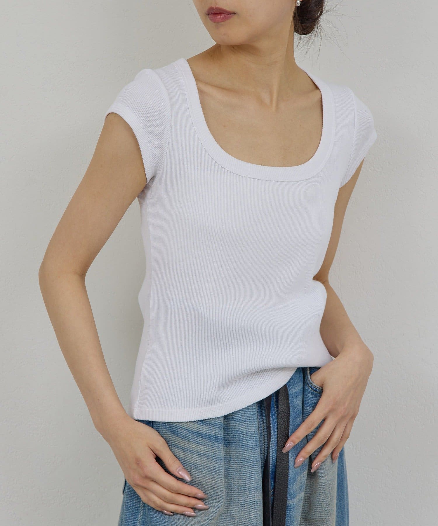 GALLARDAGALANTE(ガリャルダガランテ) 【PEAS】コットンシルクチビTee