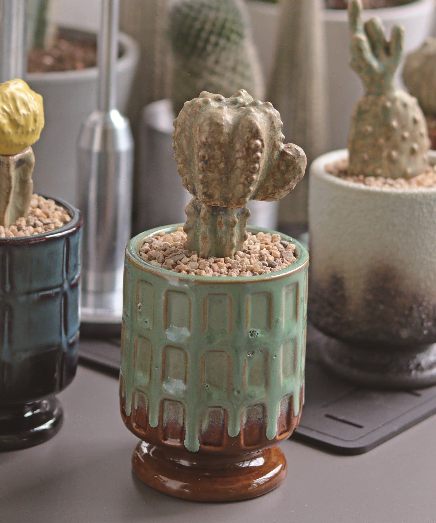 BIRTHDAY BAR(バースデイバー) POST GENERAL カクティポット　植物のようなインテリアオブジェ