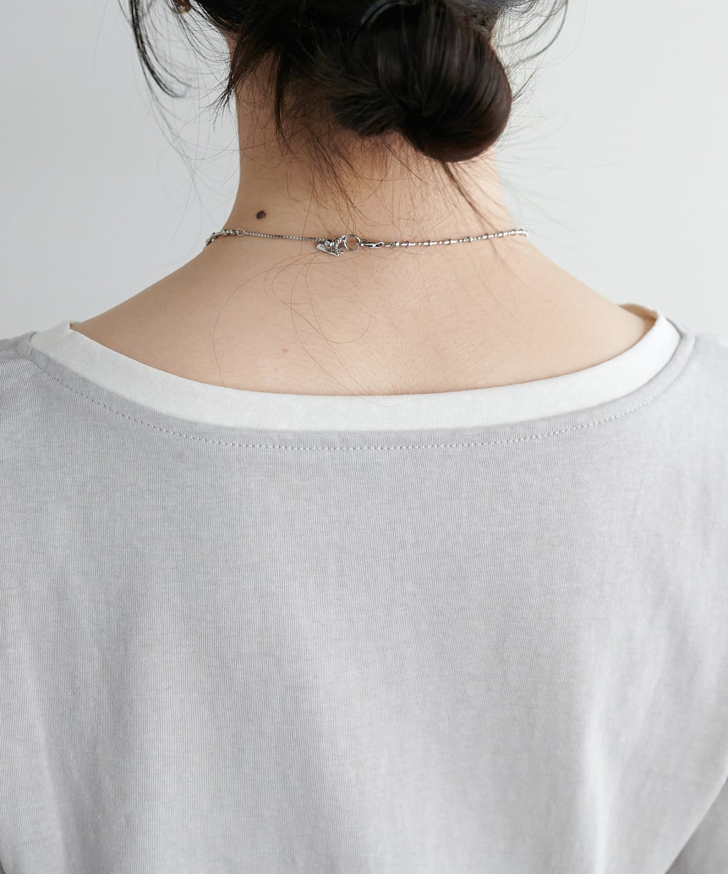 DISCOAT(ディスコート) 【WEB限定】レイヤードヘンリーネックロンT