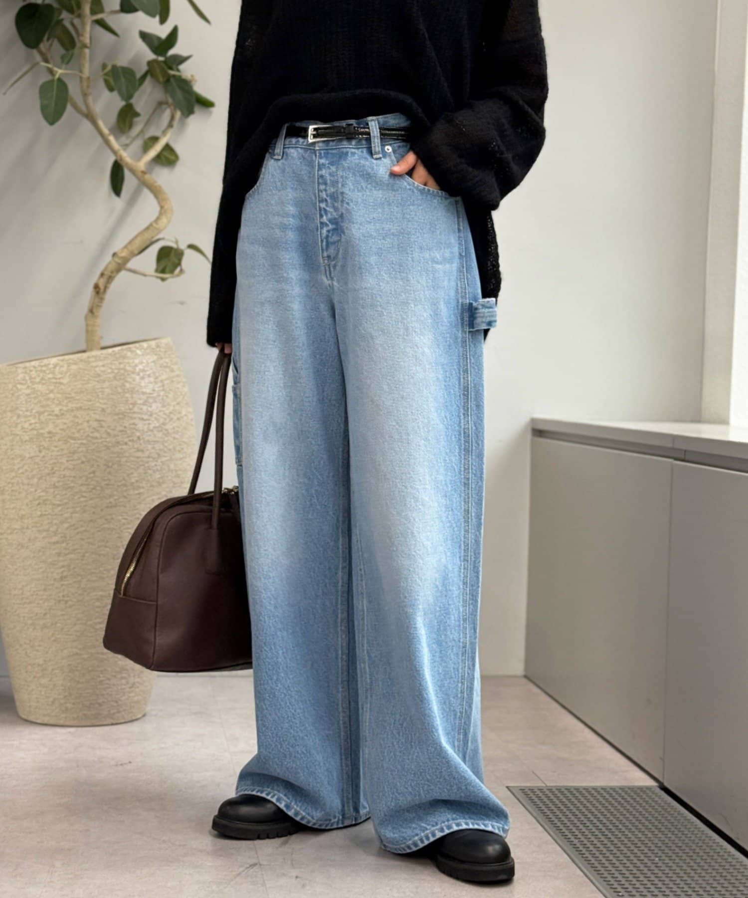 OUTLET(アウトレット) 【RIVE DROITE】ルーズペインターデニム