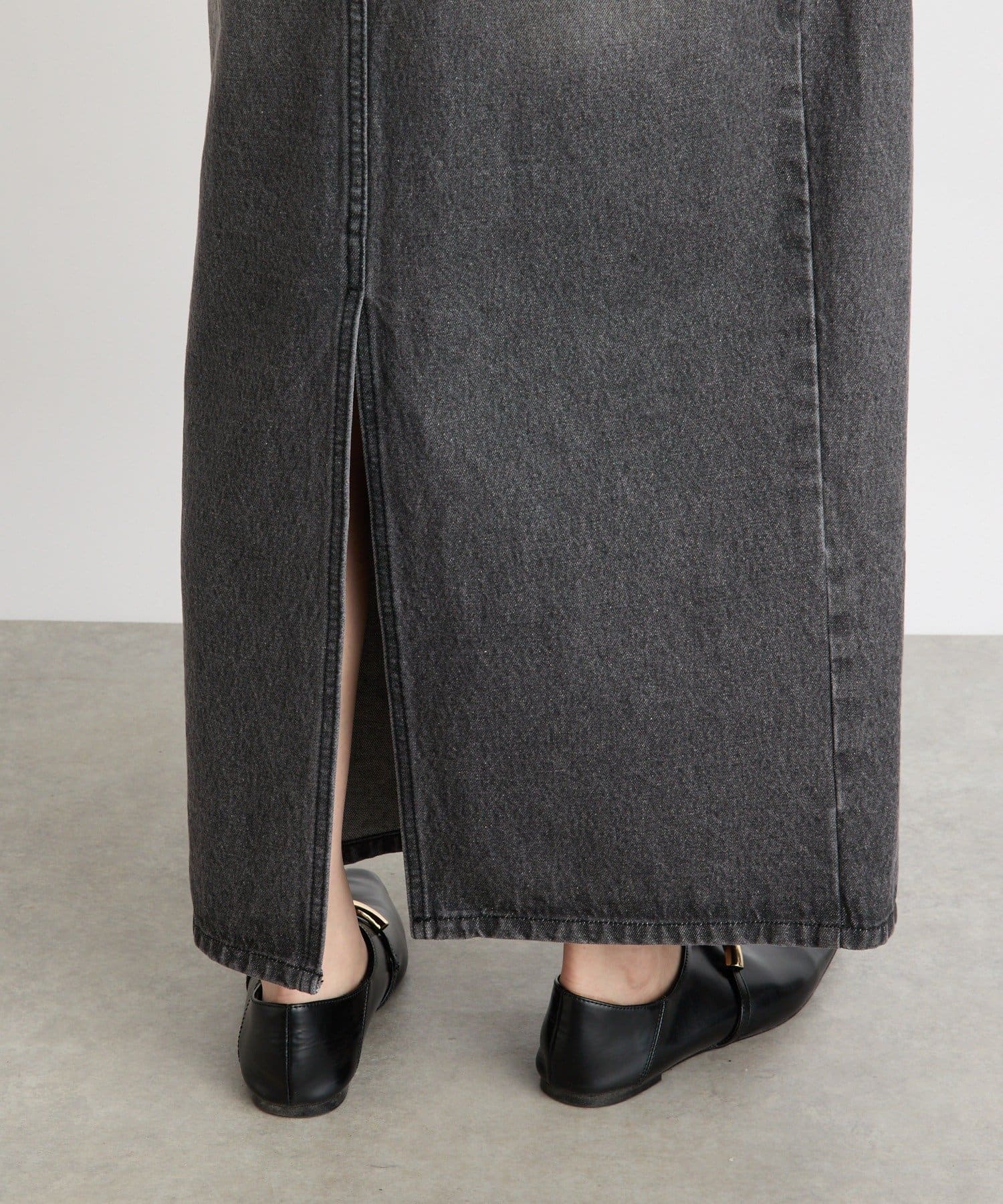 OUTLET(アウトレット) 【RIVE DROITE】タックコクーンマキシスカート