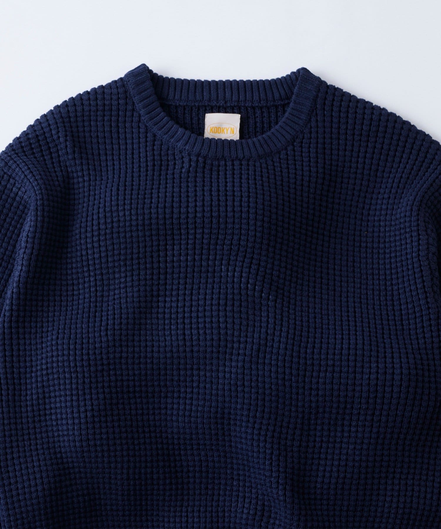 OUTLET(アウトレット) 【WHO'S WHO gallery】KOOKYN ワッフル編みクルーニット