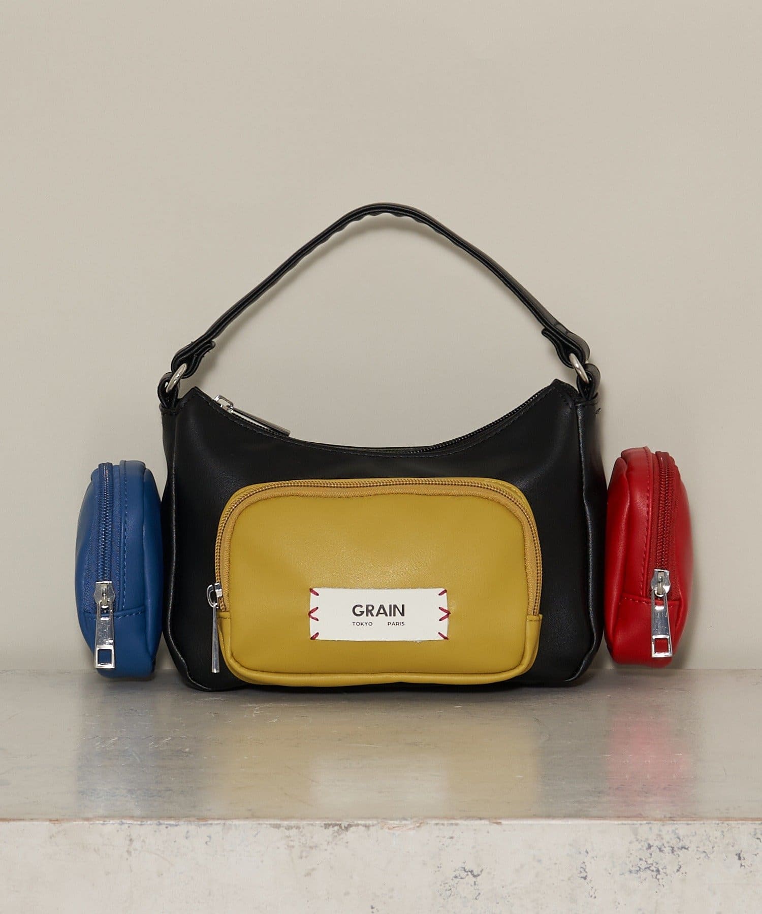 OUTLET(アウトレット) 【Ciaopanic】【GRAIN】2wayマルチポケットハンドバッグ