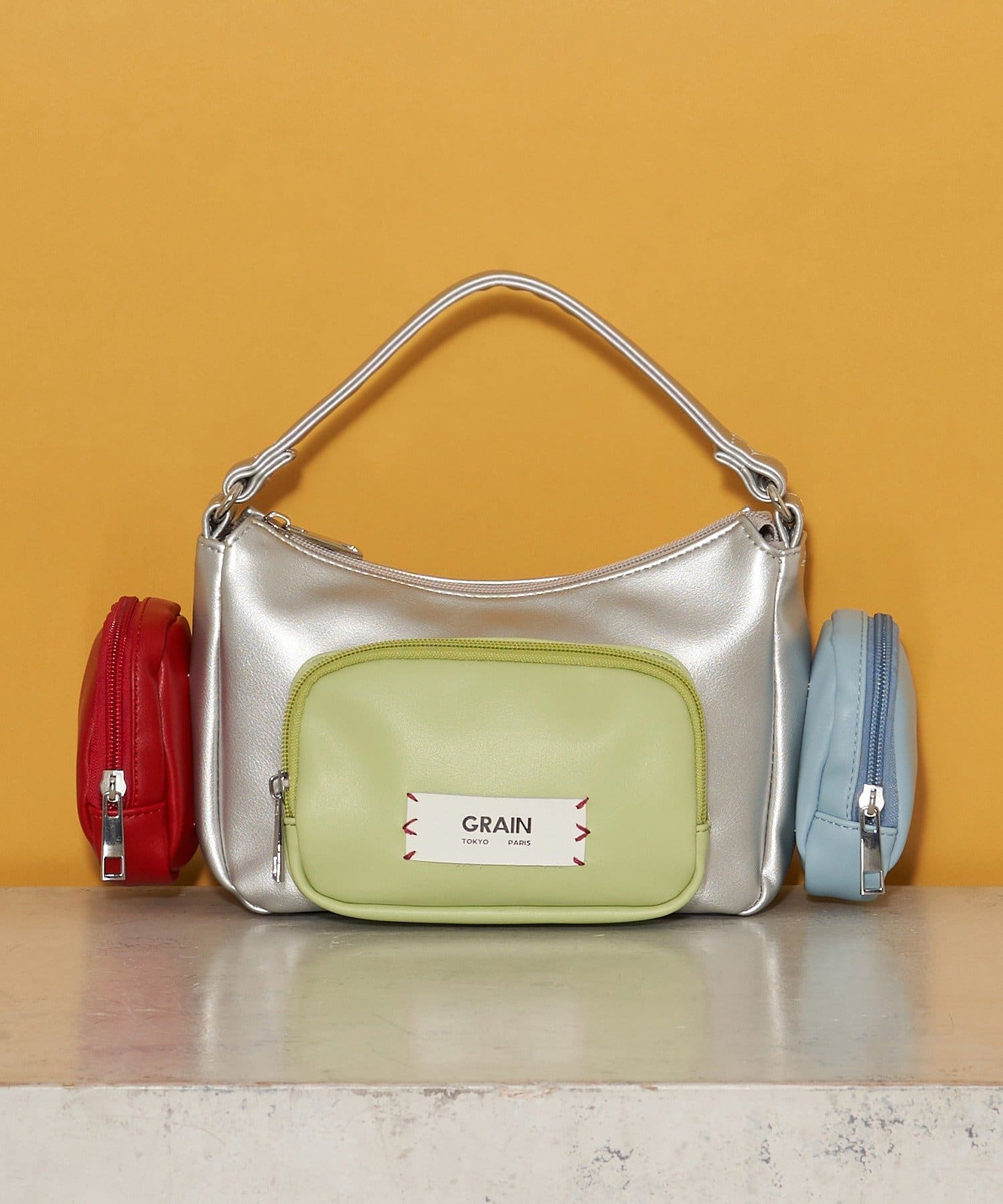 OUTLET(アウトレット) 【Ciaopanic】【GRAIN】2wayマルチポケットハンドバッグ