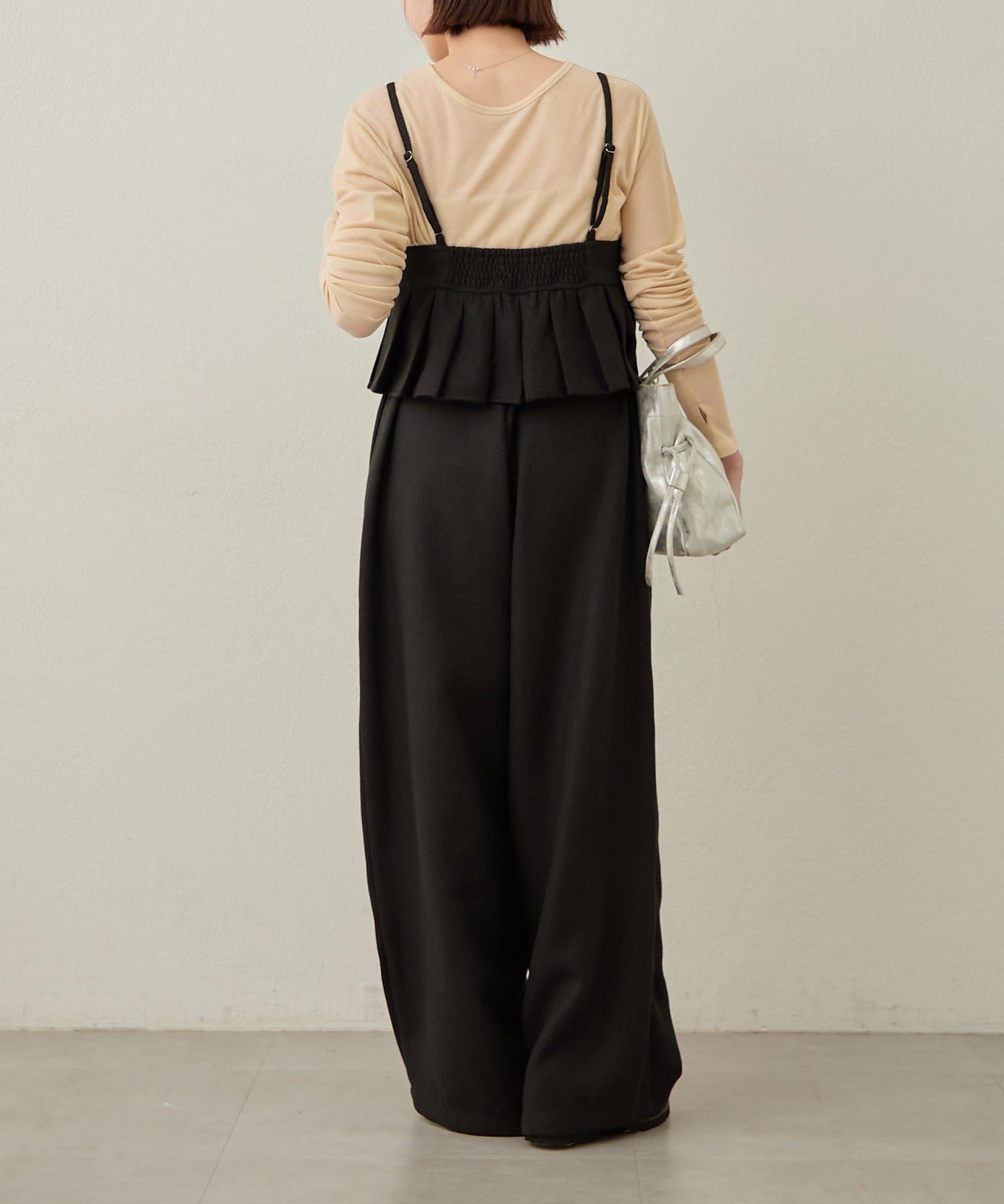 OUTLET(アウトレット) 【Omekashi】ツイードイージーパンツ