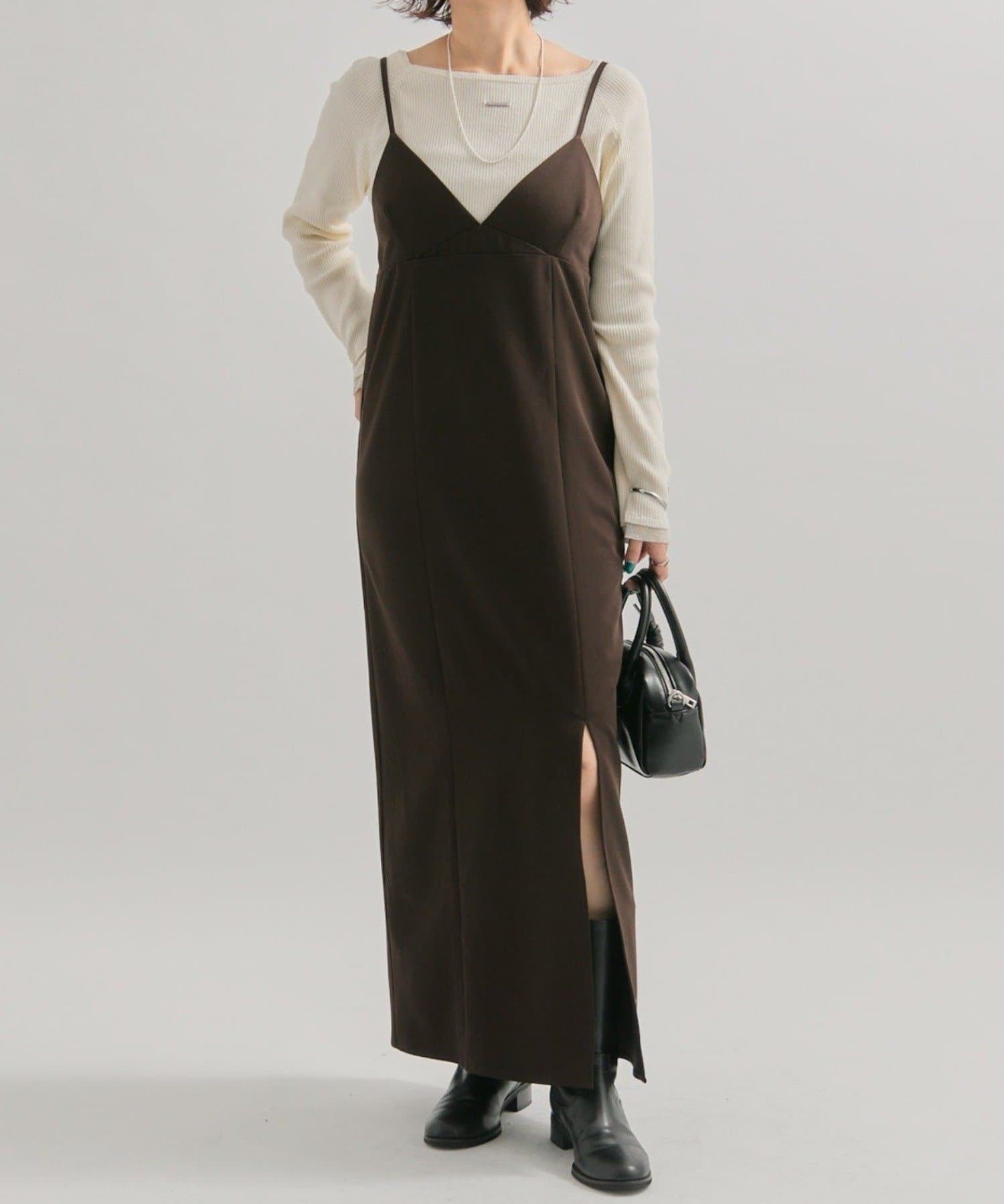 OUTLET(アウトレット) 【mystic】ギャザービスチェSETワンピース