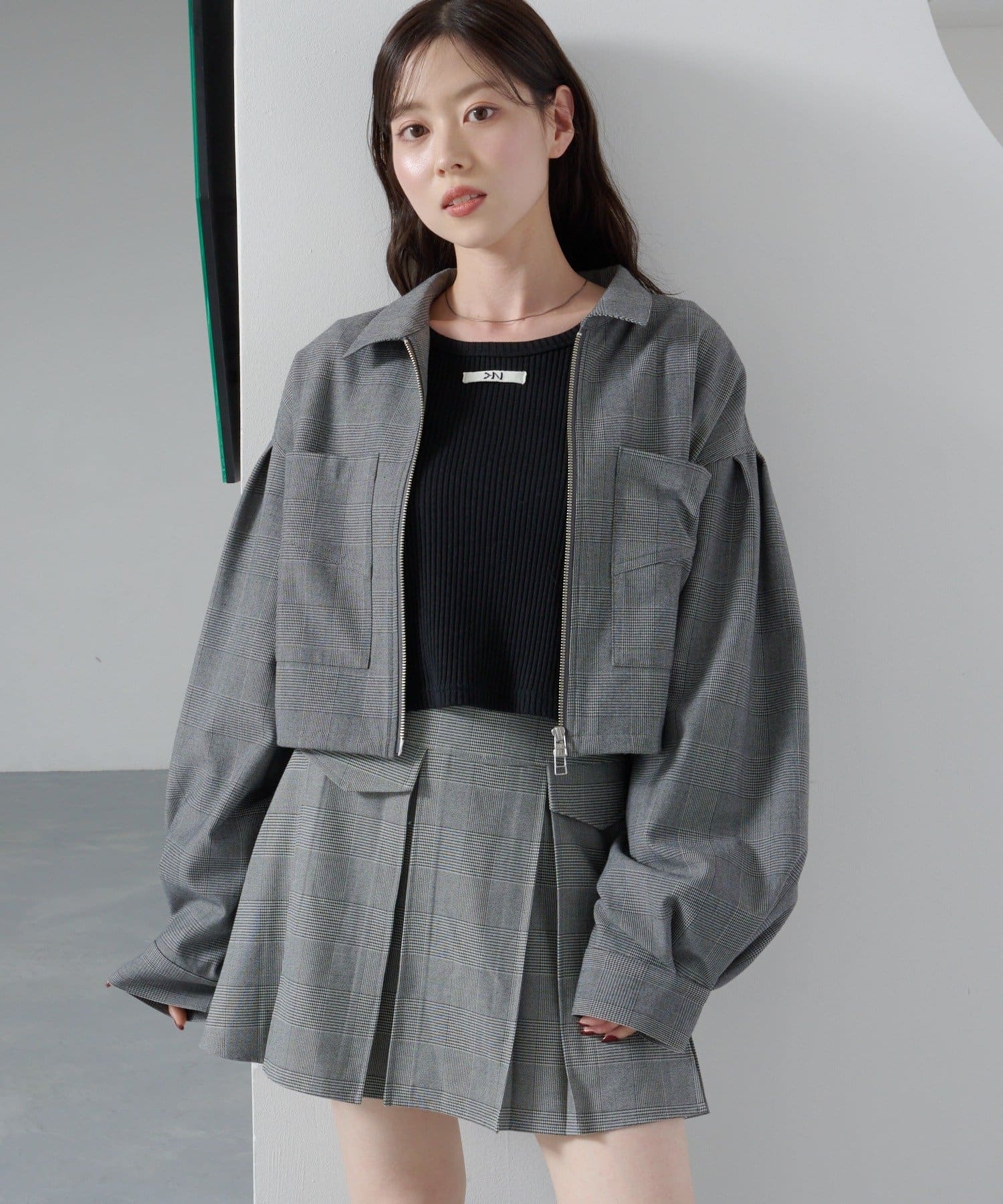 OUTLET(アウトレット) 【Kastane】スタッズショートジャケット