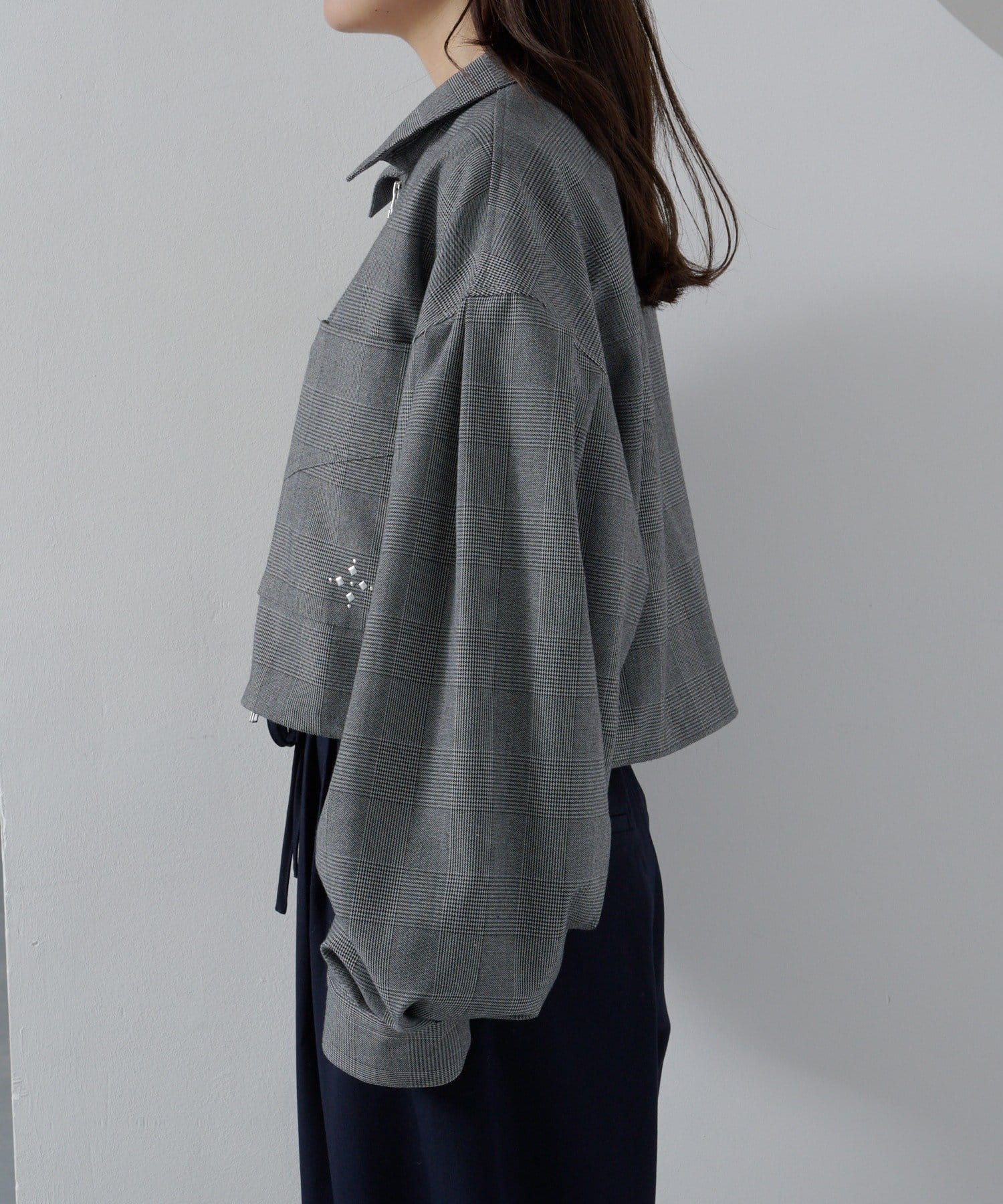 OUTLET(アウトレット) 【Kastane】スタッズショートジャケット