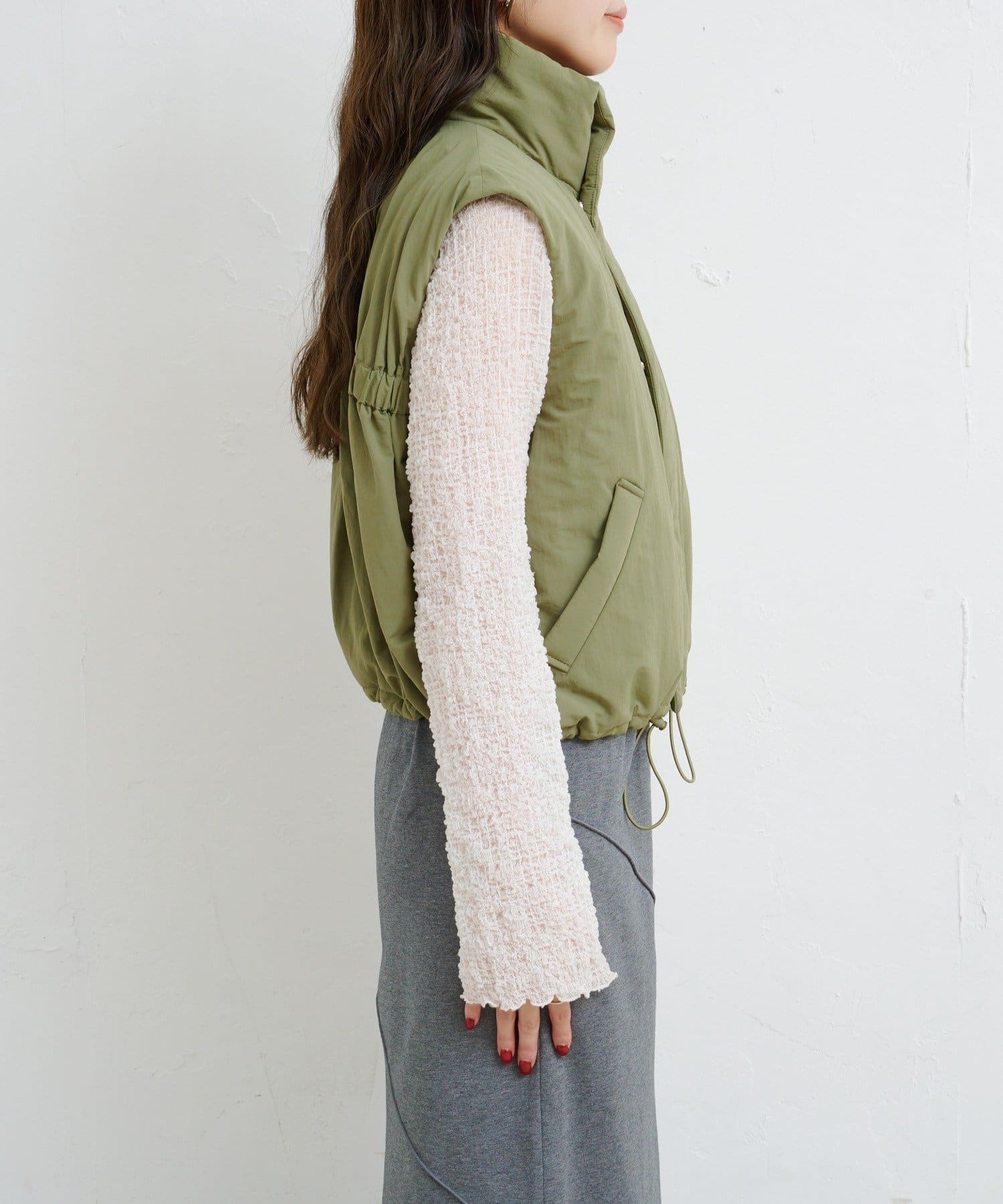 OUTLET(アウトレット) 【Kastane】B ナイロン中綿ベスト