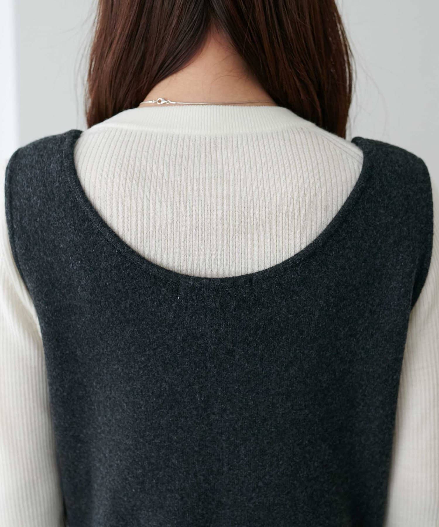 OUTLET(アウトレット) 【Discoat】総針ニットサロペット