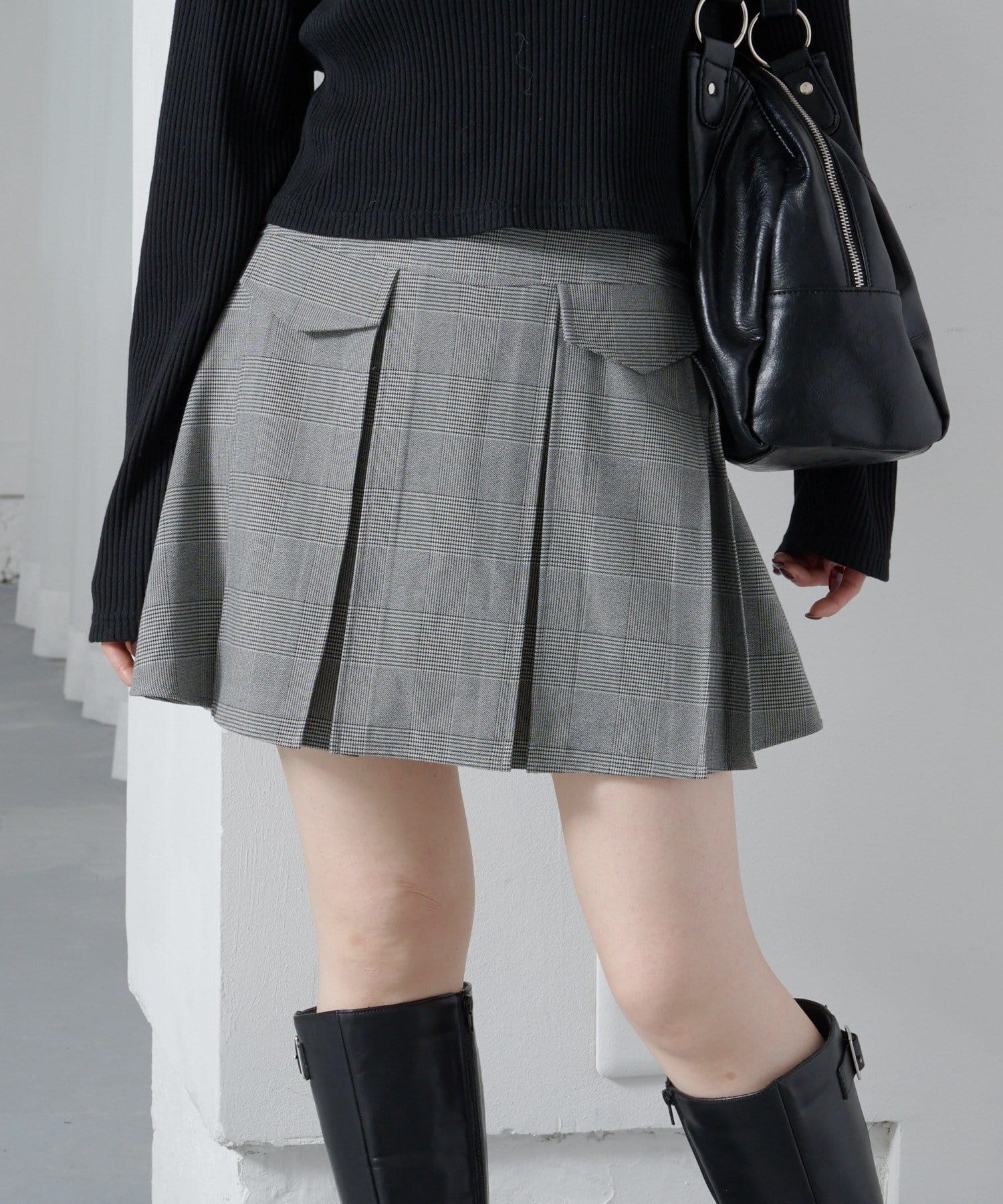 OUTLET(アウトレット) 【Kastane】プリーツミニスカート