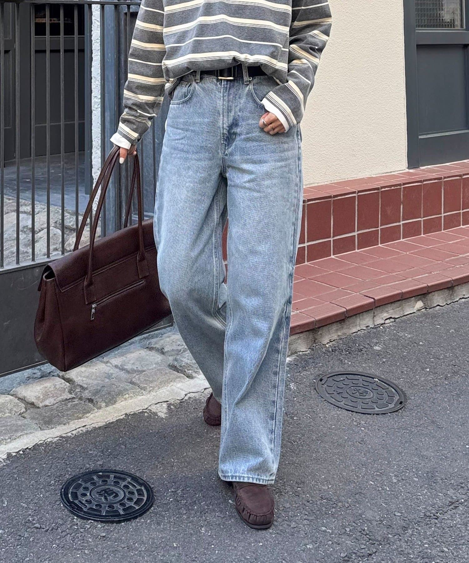 FREDY & GLOSTER(フレディ アンド グロスター) 【@sora_522m企画】BASIC STRAIGHT DENIM