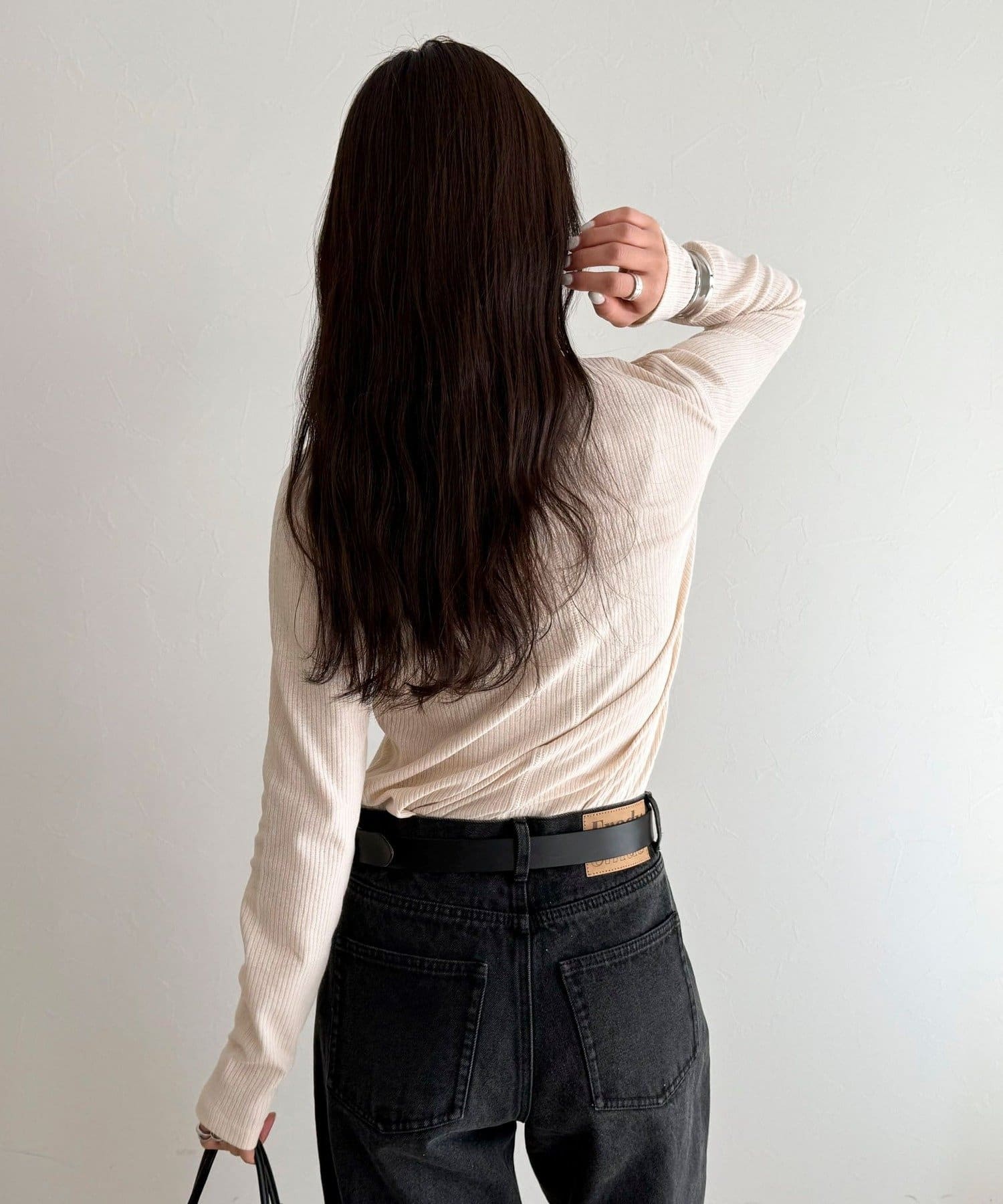 FREDY & GLOSTER(フレディ アンド グロスター) シアーテレコヘンリーネックプルオーバー