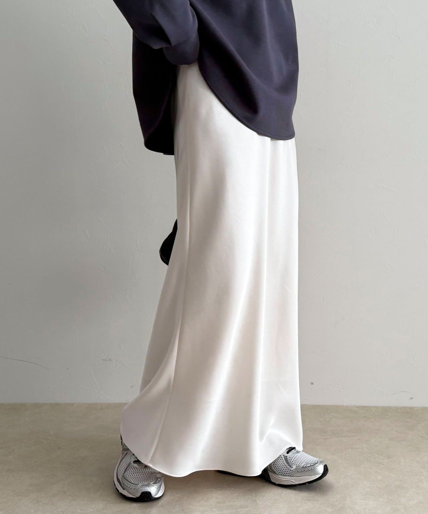 FREDY & GLOSTER(フレディ アンド グロスター) ヘビーサテンバイアススカート