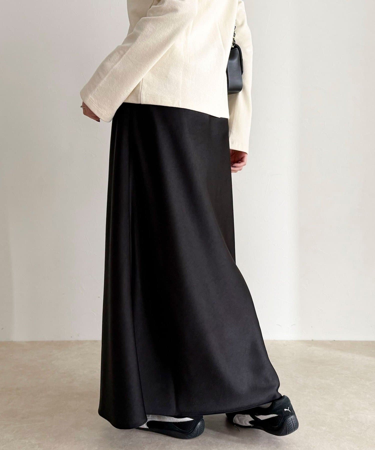 FREDY & GLOSTER(フレディ アンド グロスター) ヘビーサテンバイアススカート