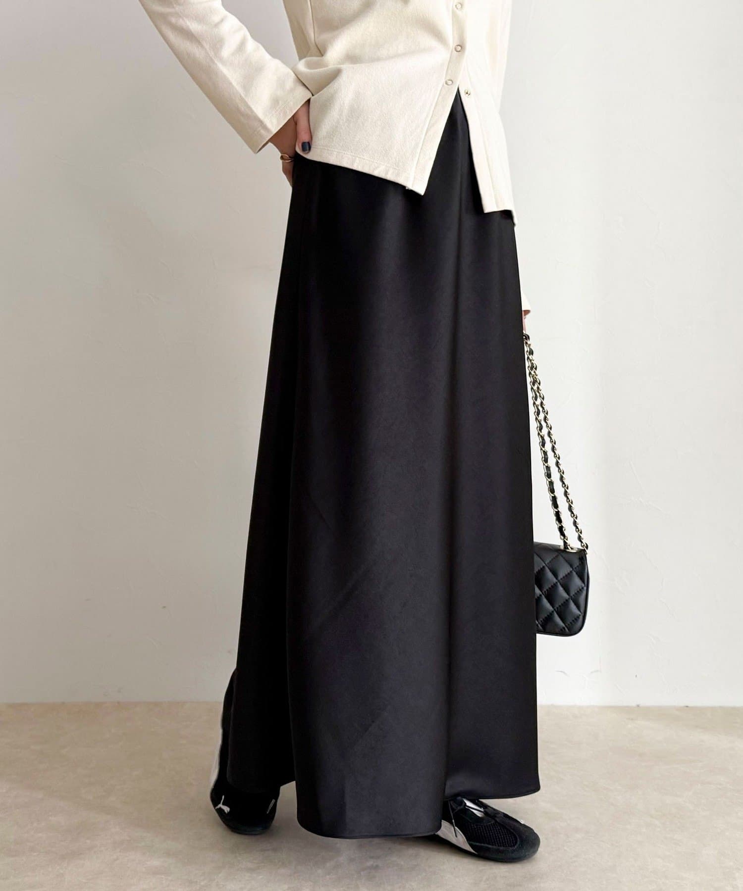 FREDY & GLOSTER(フレディ アンド グロスター) ヘビーサテンバイアススカート