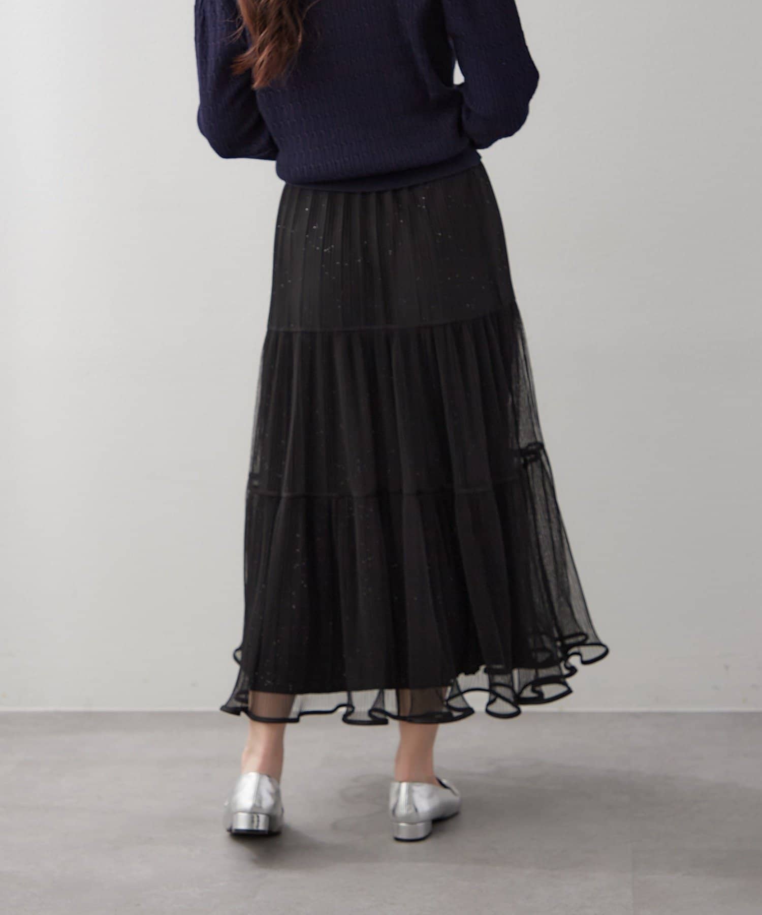 Remind me and forever(リマインドミーアンドフォーエバー) 【2026SS】キラキララメチュールスカート