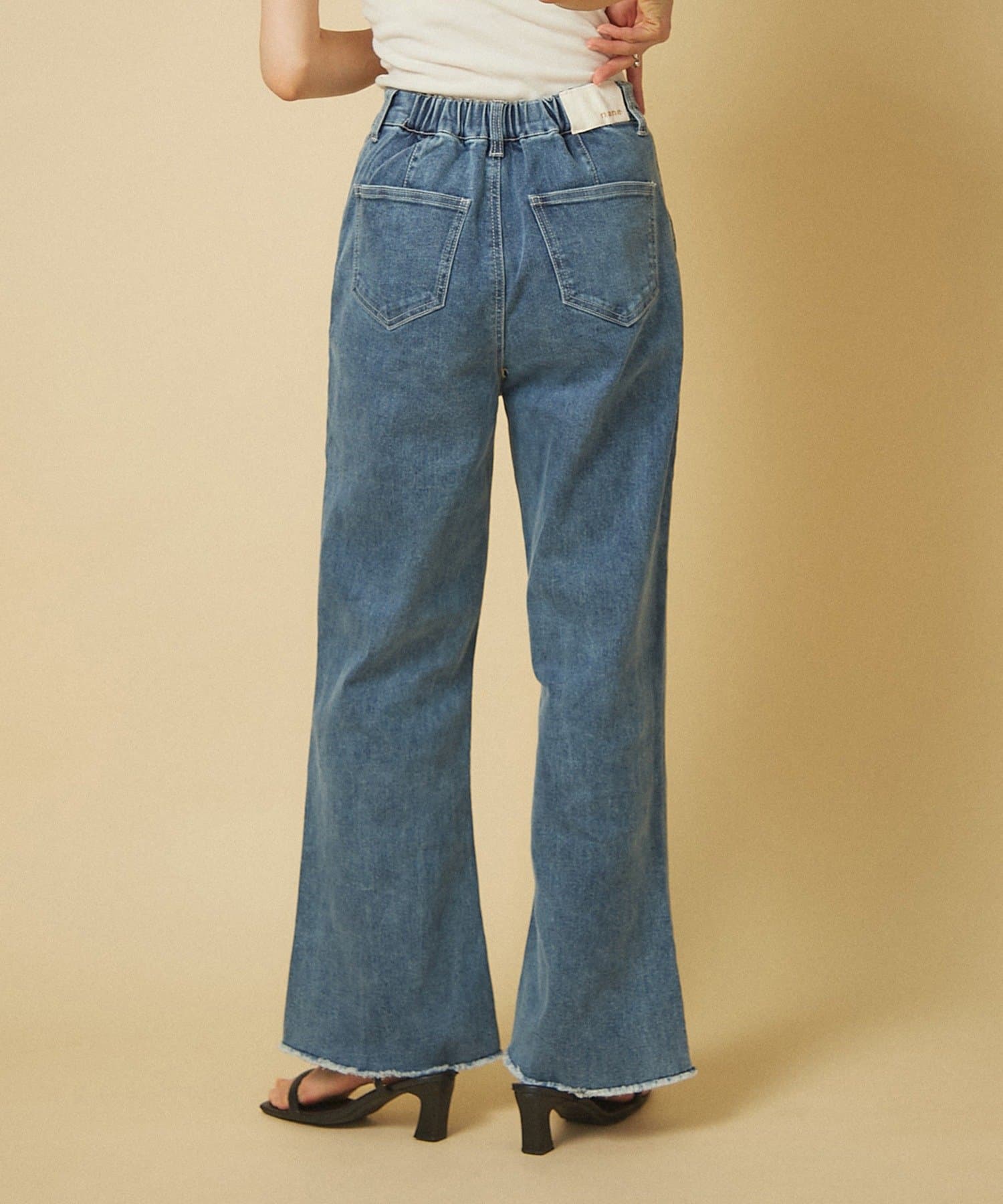 Remind me and forever(リマインドミーアンドフォーエバー) 【nane】《サイズ展開有》ストレッチデニムフレアーパンツ