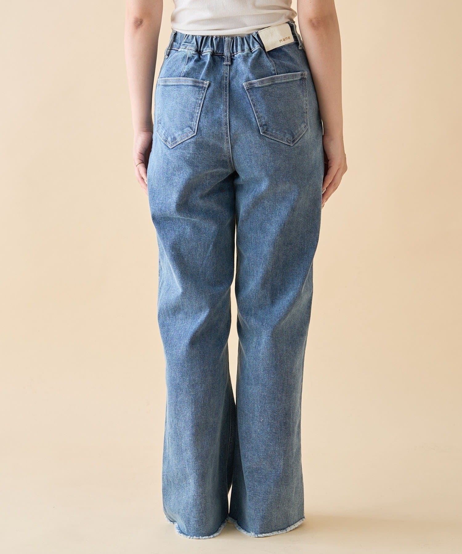 Remind me and forever(リマインドミーアンドフォーエバー) 【nane】《サイズ展開有》ストレッチデニムフレアーパンツ