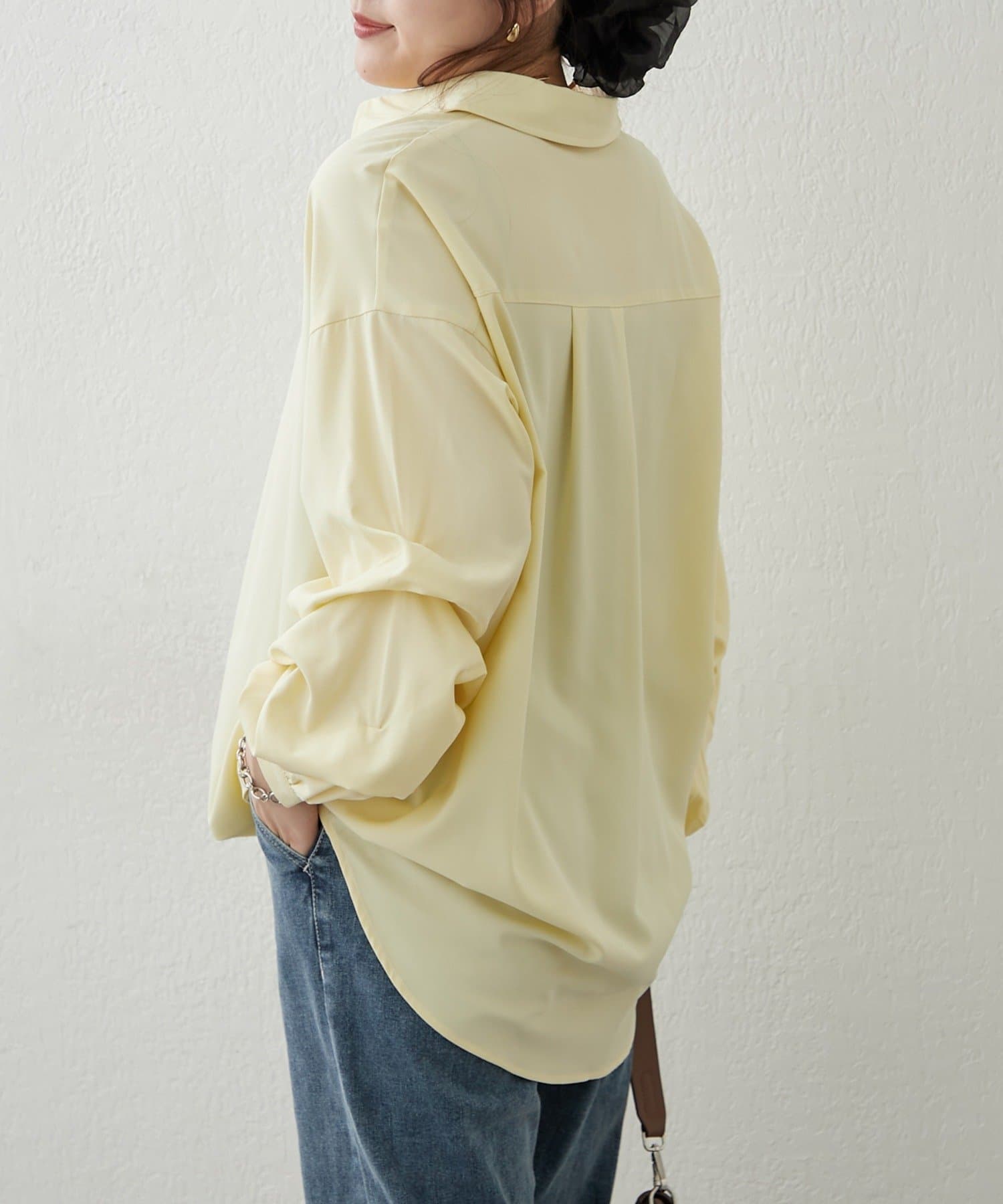 Remind me and forever(リマインドミーアンドフォーエバー) 色々ボタン段々袖タケノコタックブラウス