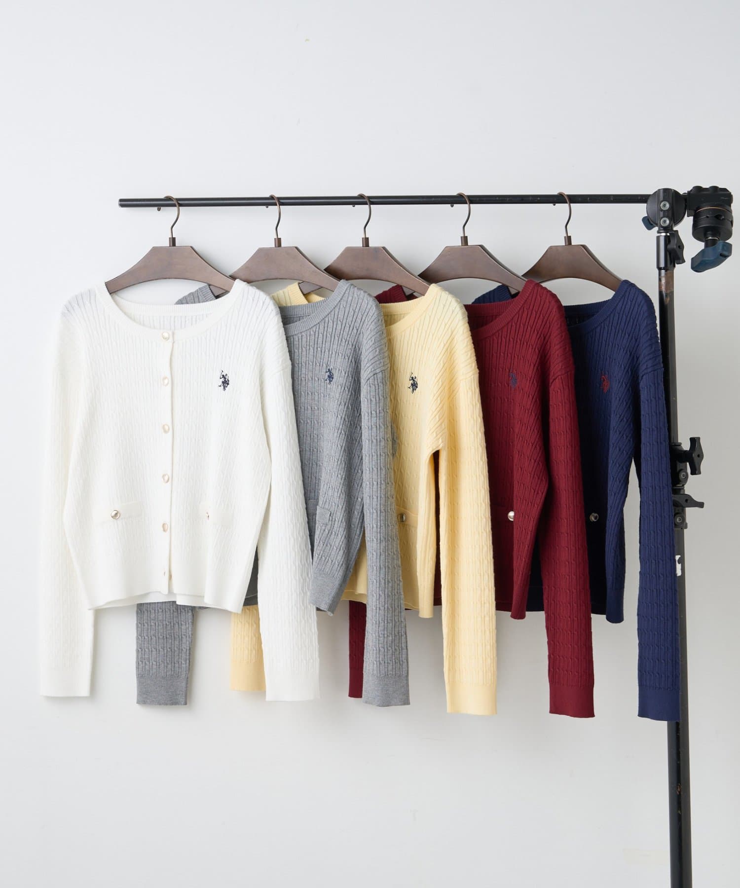 Remind me and forever(リマインドミーアンドフォーエバー) 【U.S. POLO ASSN. ×RMAF】ケーブルカーディガン