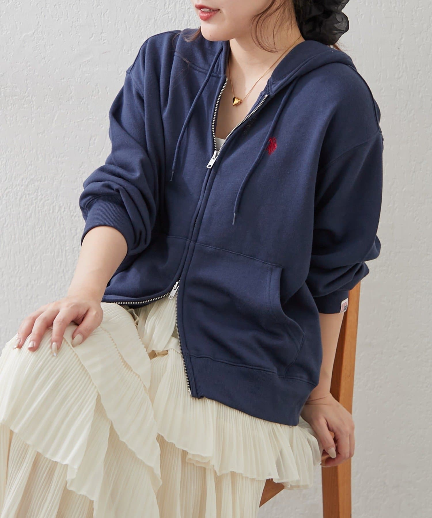 Remind me and forever(リマインドミーアンドフォーエバー) 【U.S. POLO ASSN. ×RMAF】WZIPパーカー