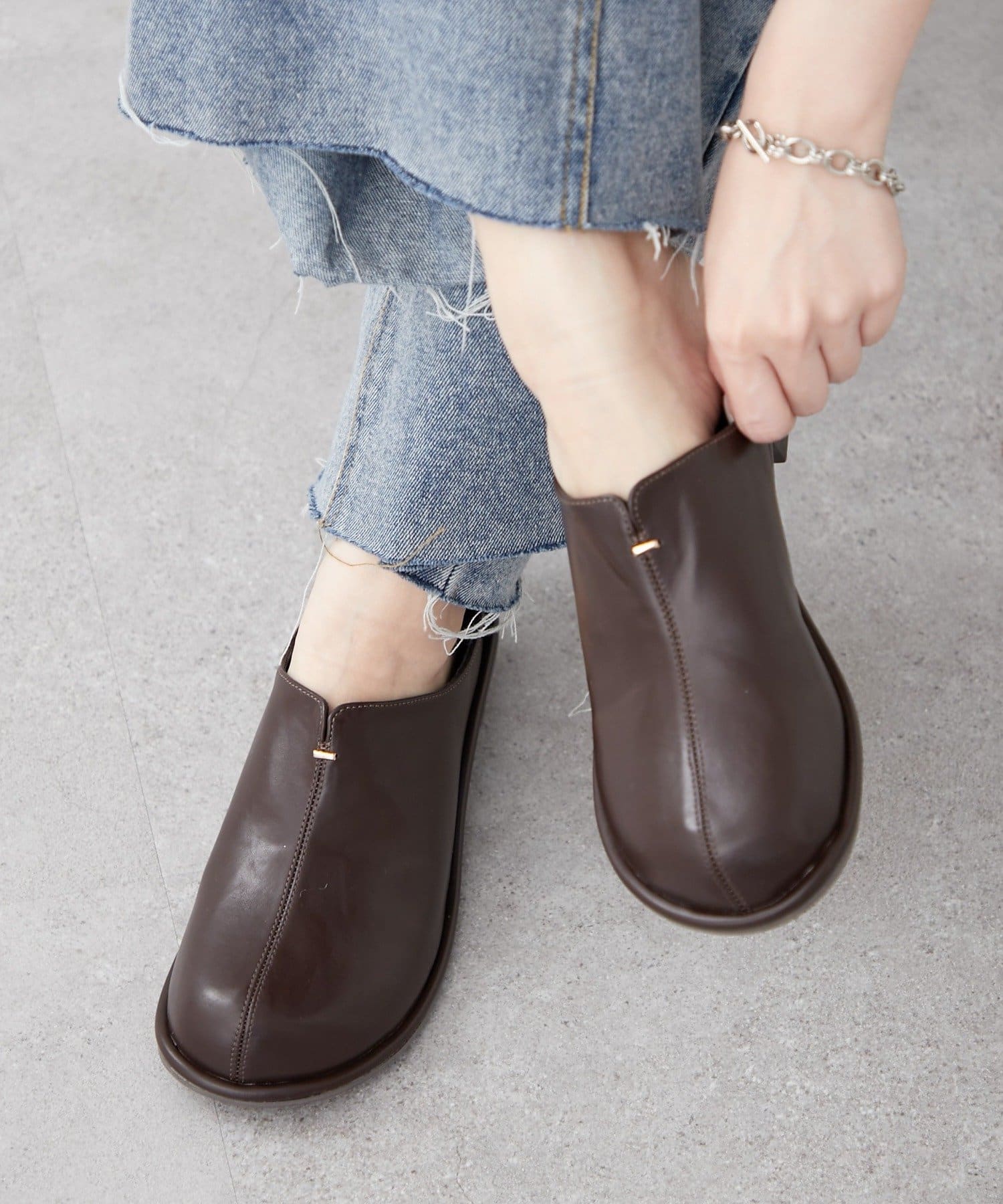 Remind me and forever(リマインドミーアンドフォーエバー) 【2026SS】【WEB限定】スリットデザインローヒールサボ