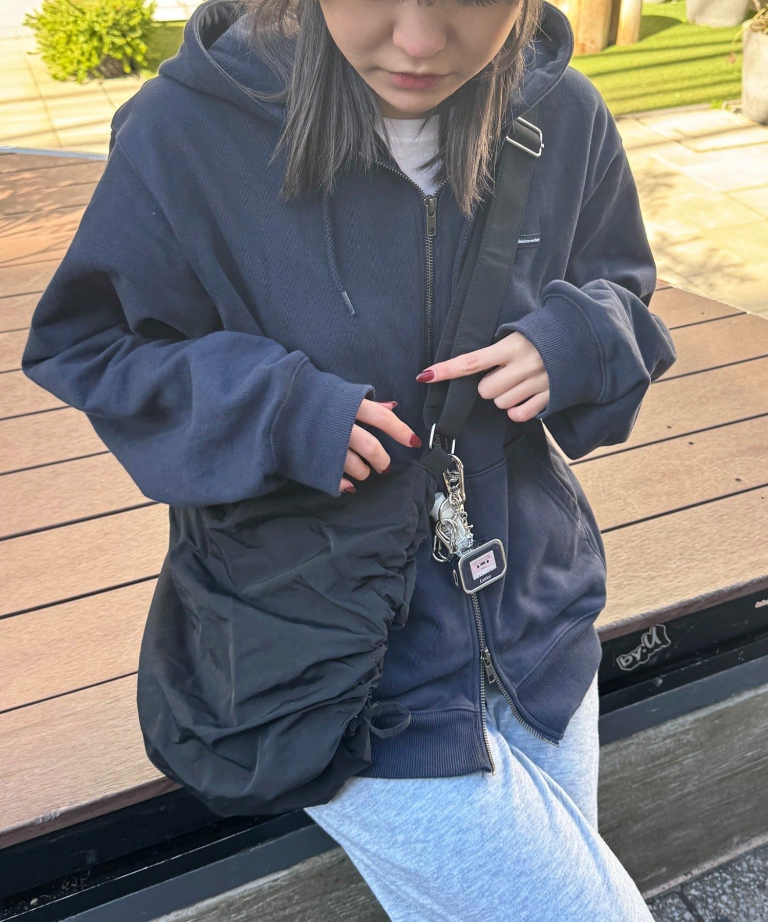 Lattice(ラティス) サイドギャザーバッグ