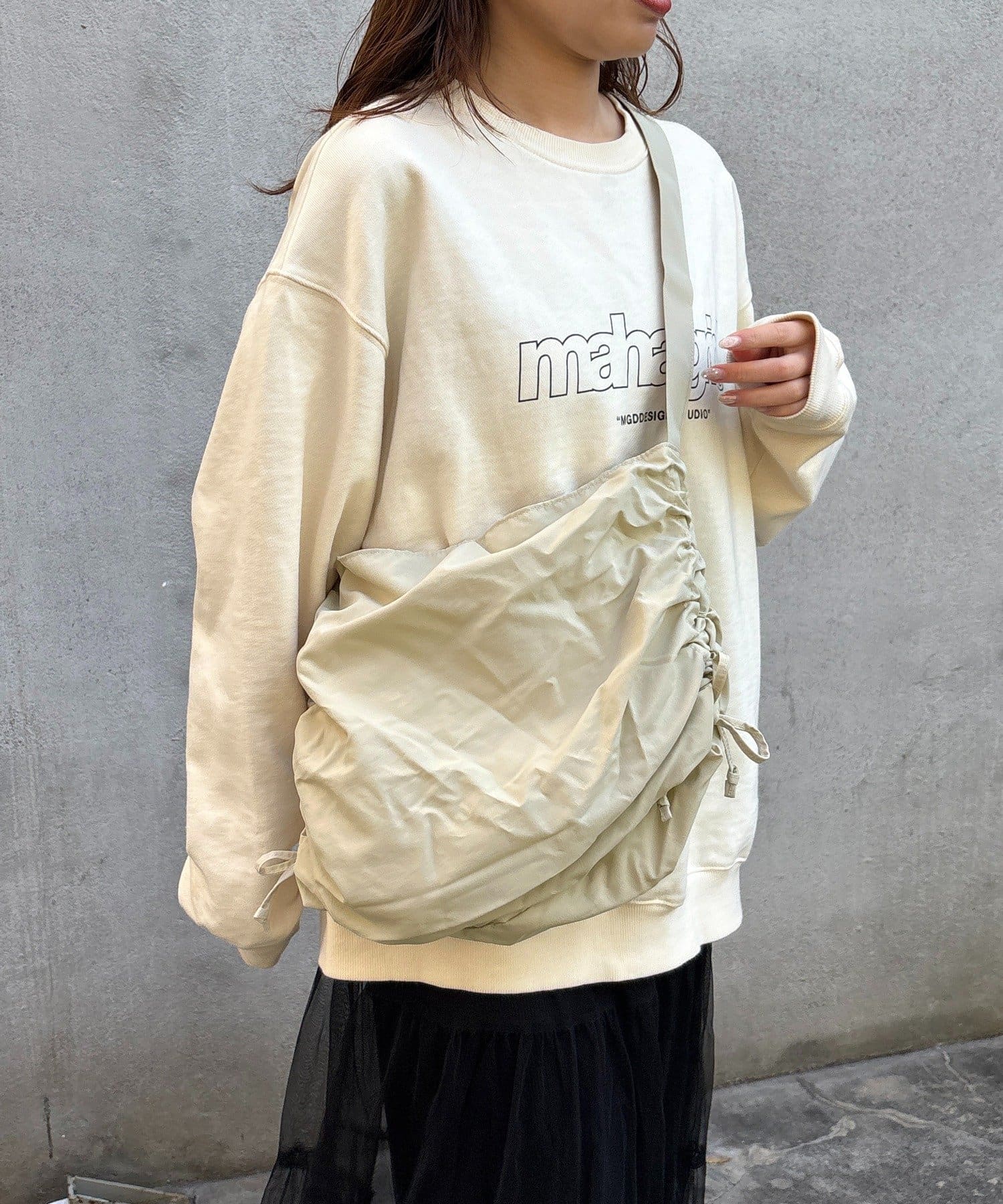 Lattice(ラティス) サイドギャザーバッグ