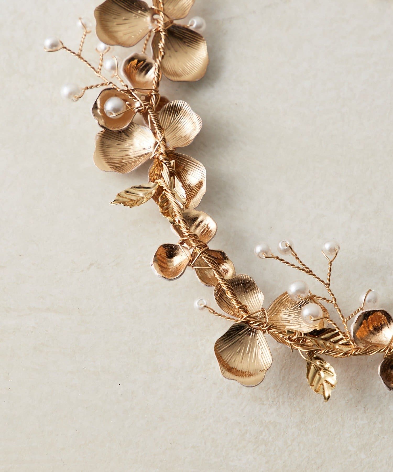 Lattice(ラティス) 【オケージョン】パールフラワーヘッドアクセ