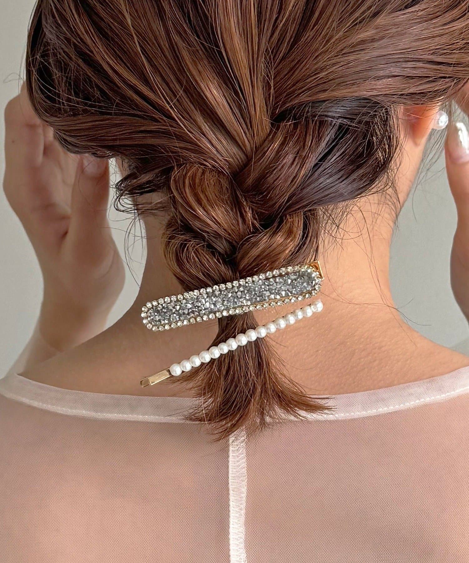 Lattice(ラティス) 【人気の為再入荷】【オケージョン】ビジューヘアピンセット(4P)