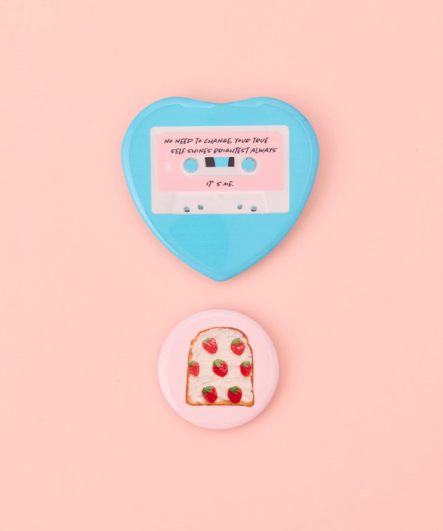 Lattice(ラティス) 【1/5 11:00～販売開始】【MFKT】ハート缶バッジセット(2P)