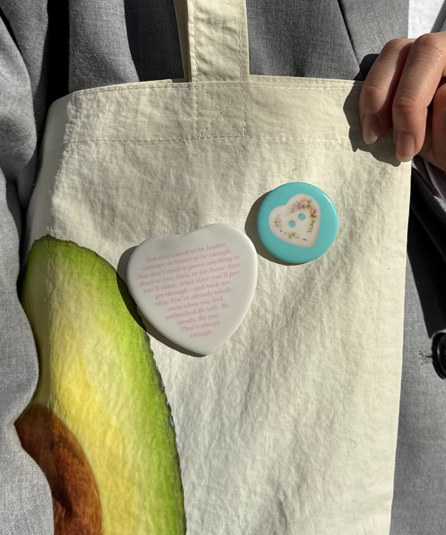 Lattice(ラティス) 【1/5 11:00～販売開始】【MFKT】ハート缶バッジセット(2P)