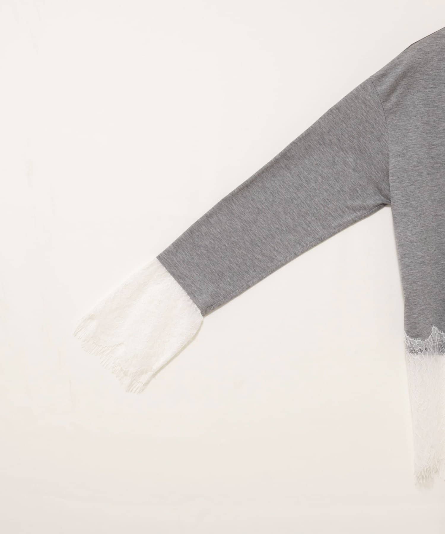 NOLLEY'S(ノーリーズ) ウォッシャブルレース切替ロンT