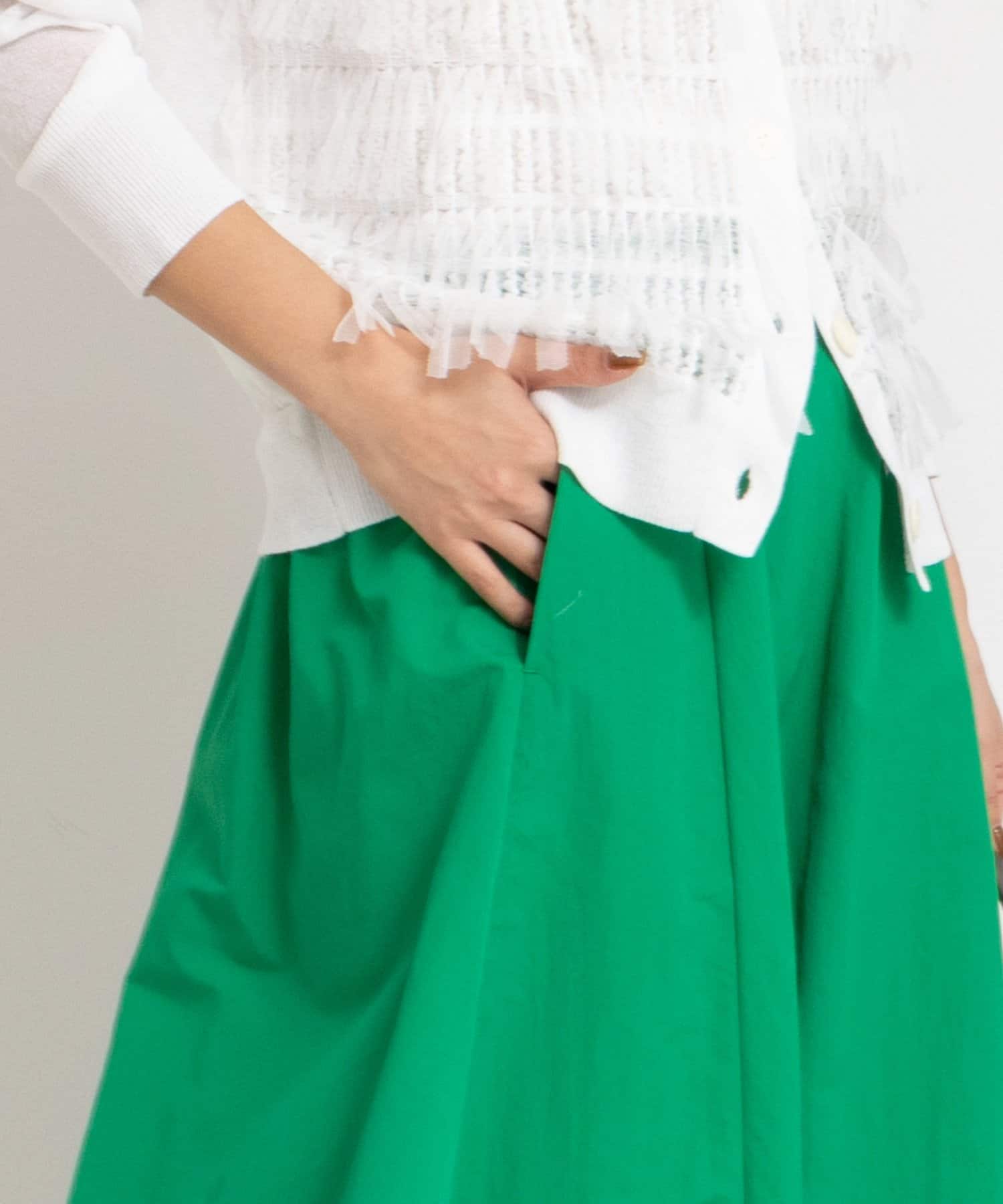 NOLLEY'S(ノーリーズ) ウォッシャブルフレアマキシスカート