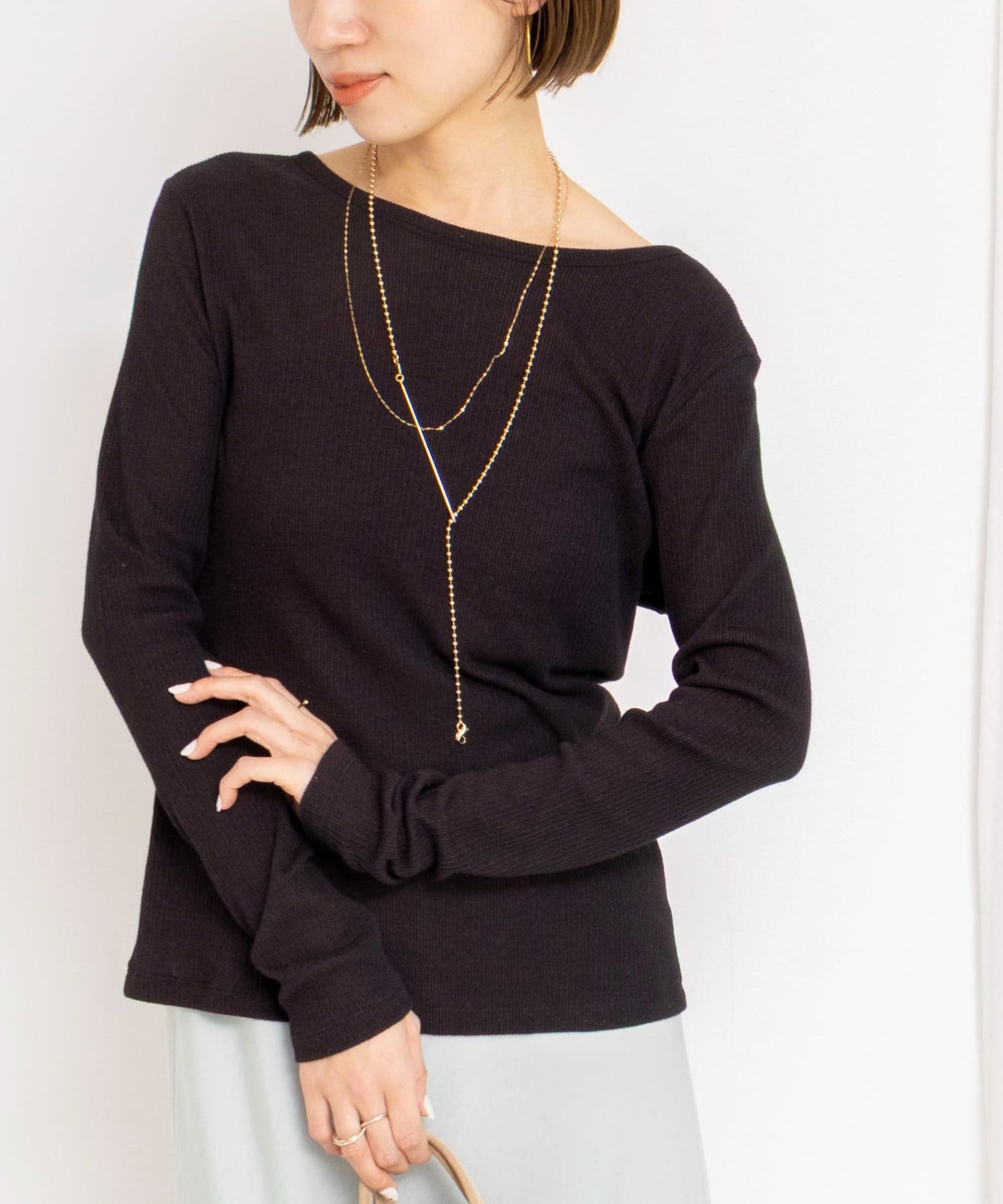 NOLLEY'S(ノーリーズ) ウォッシャブルナチュラルテレコ2WAYカーデ