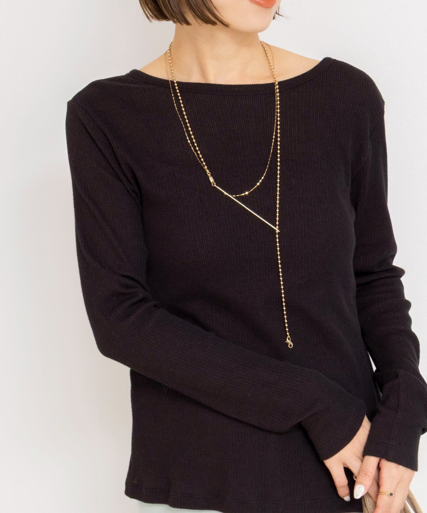 NOLLEY'S(ノーリーズ) ウォッシャブルナチュラルテレコ2WAYカーデ