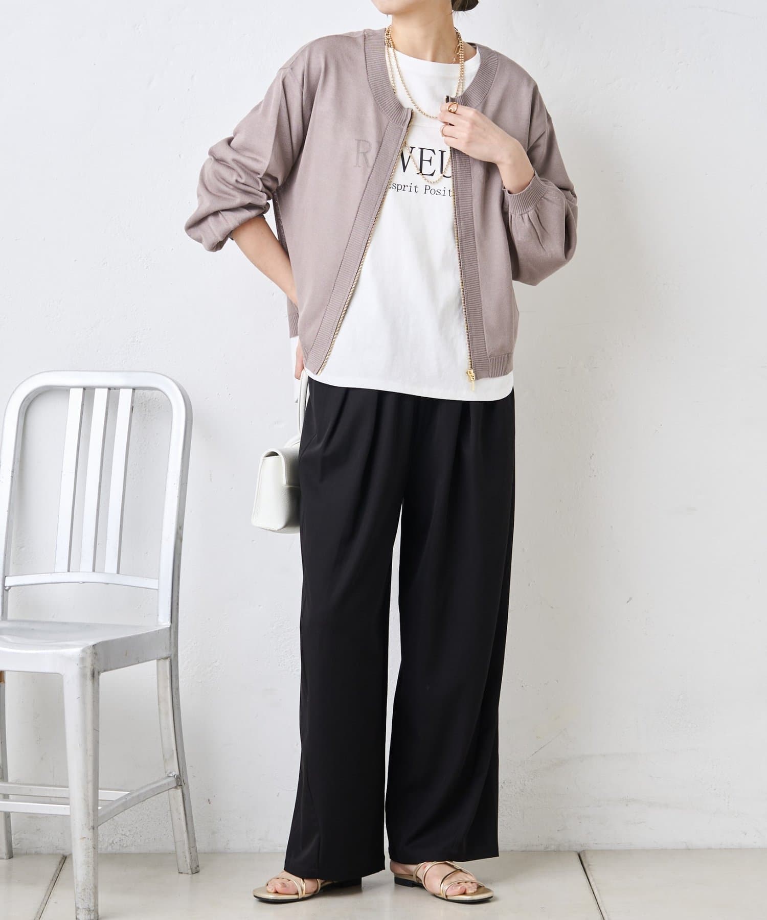 Jena　espace merveilleux(ジェナ　エスパスメルヴェイユ) UVジップブルゾン