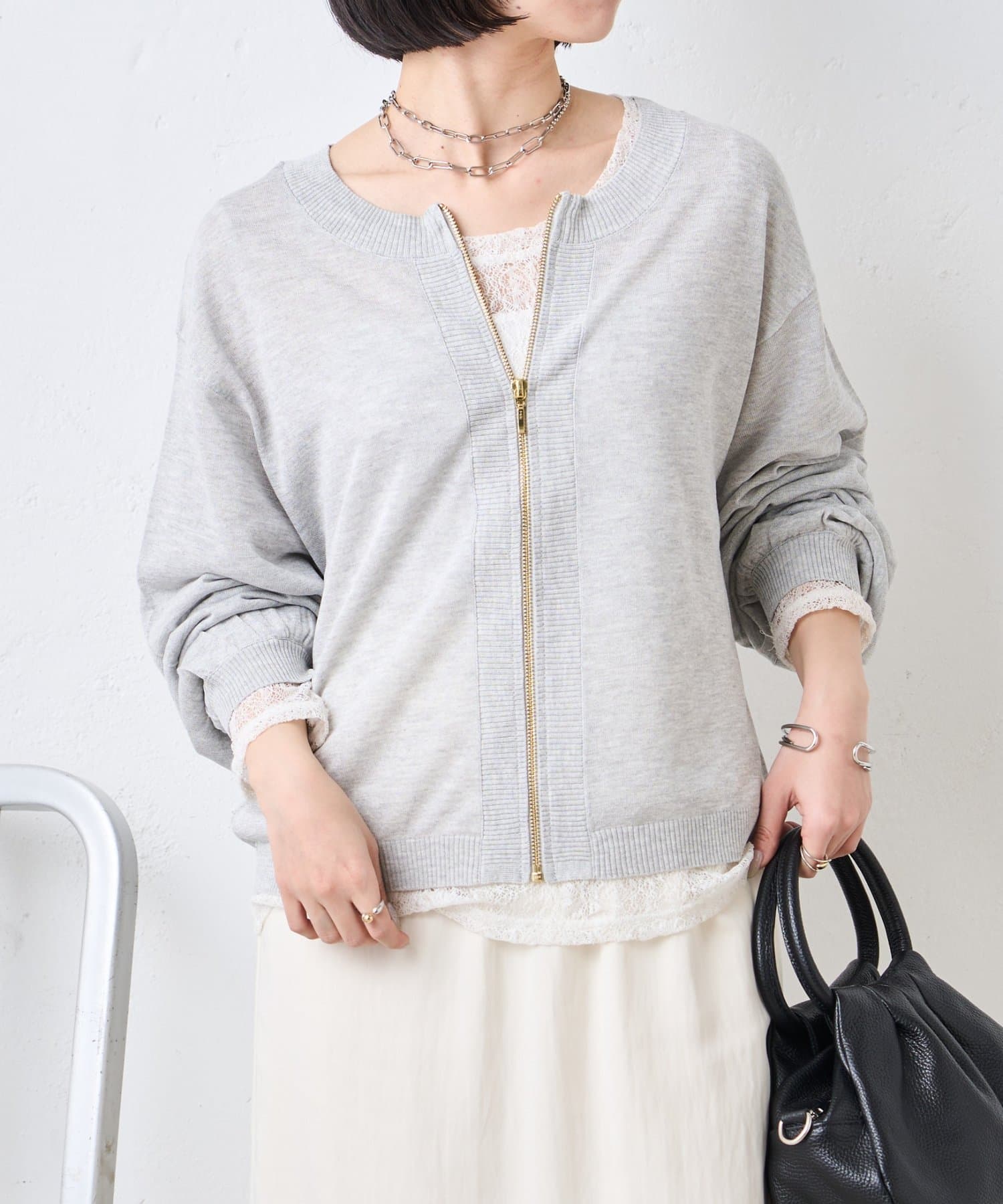 Jena　espace merveilleux(ジェナ　エスパスメルヴェイユ) UVジップブルゾン