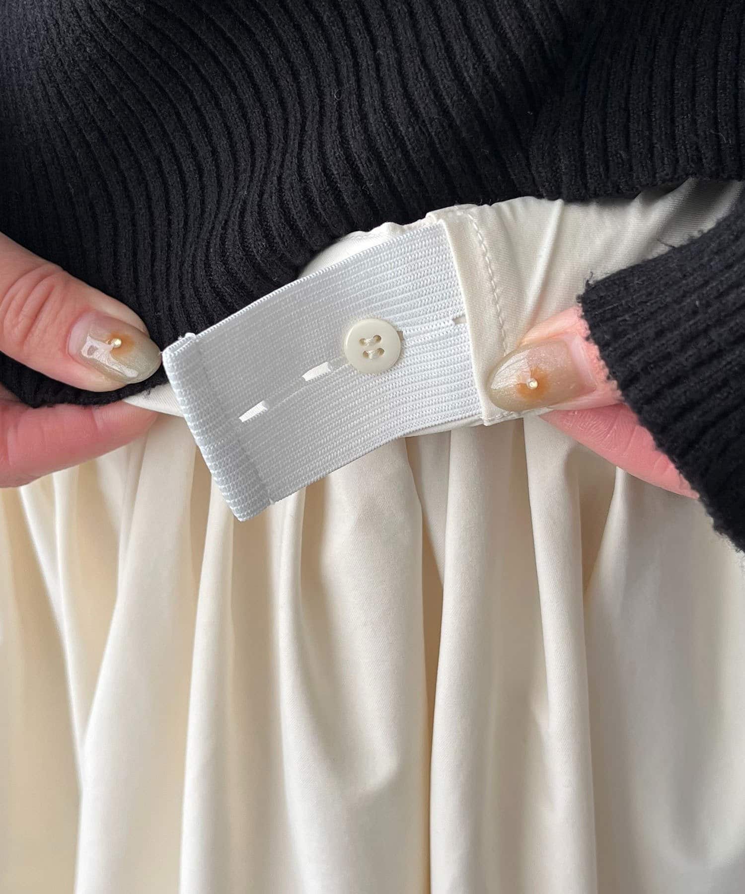 CAPRICIEUX LE'MAGE(カプリシュレマージュ) タックフレアスカート