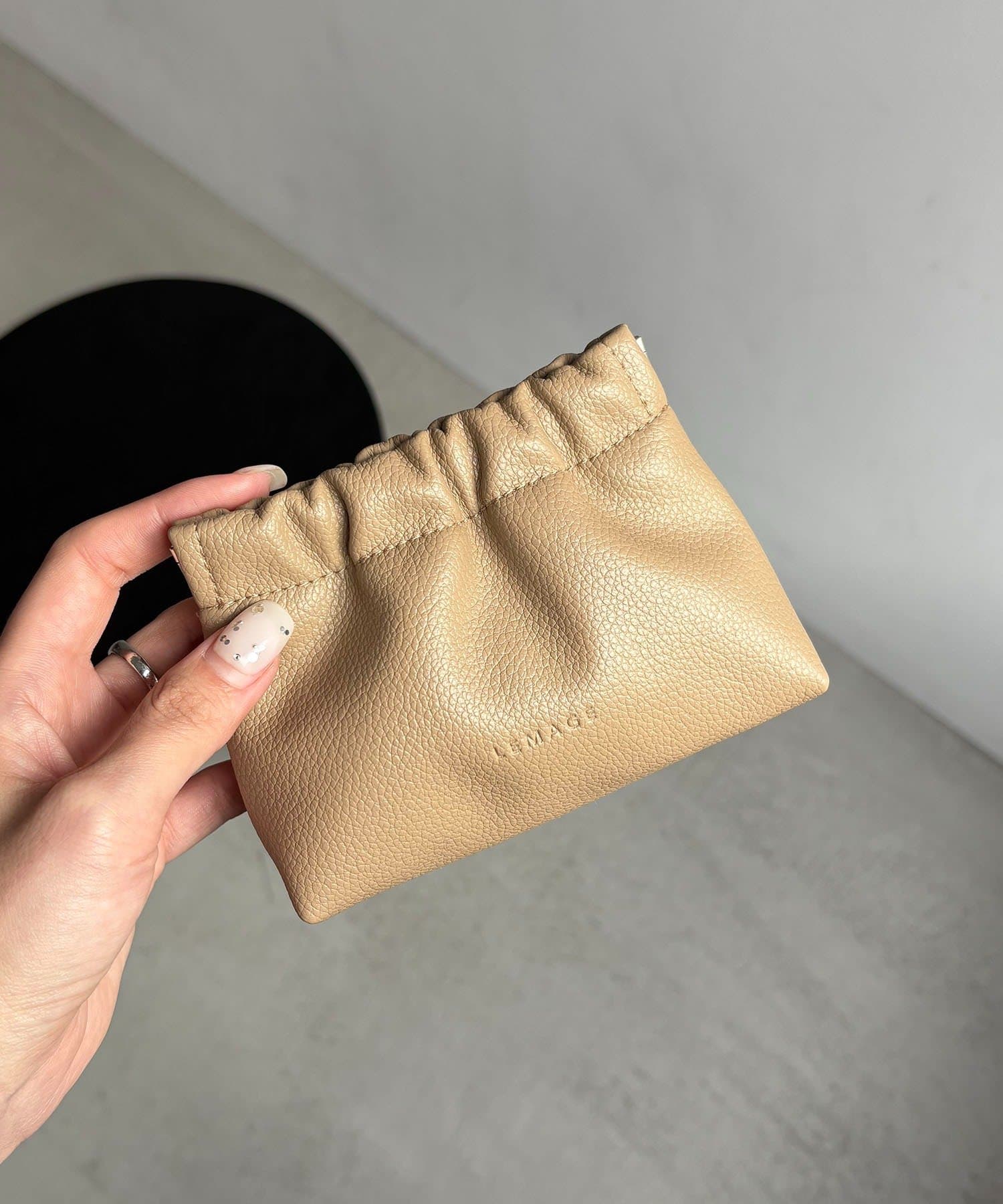 CAPRICIEUX LE'MAGE(カプリシュレマージュ) ギャザーポーチ