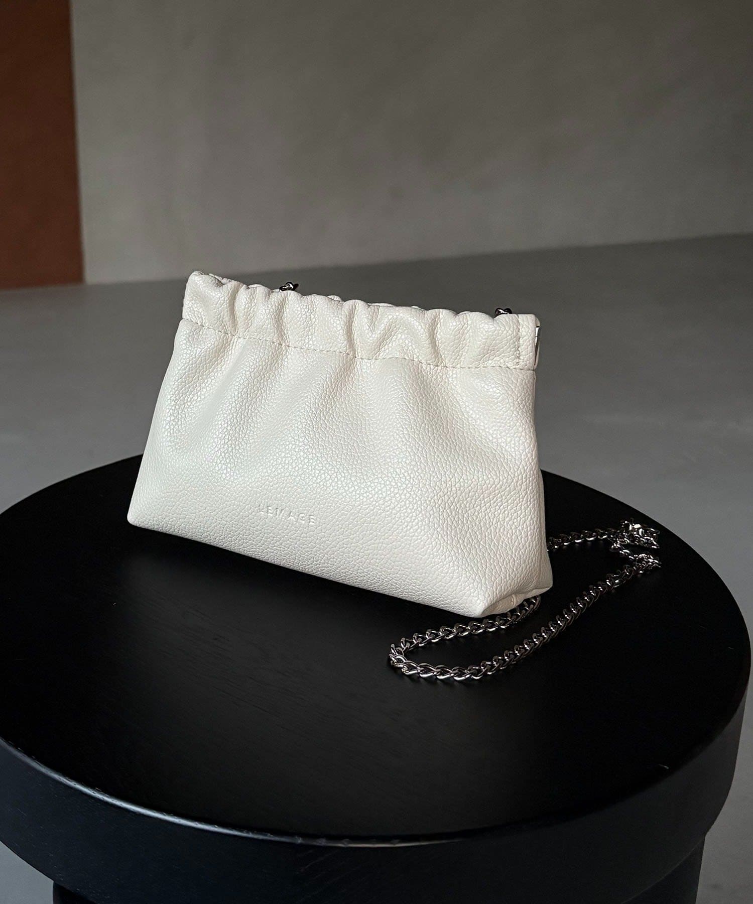 CAPRICIEUX LE'MAGE(カプリシュレマージュ) チェーンギャザーポーチバッグ