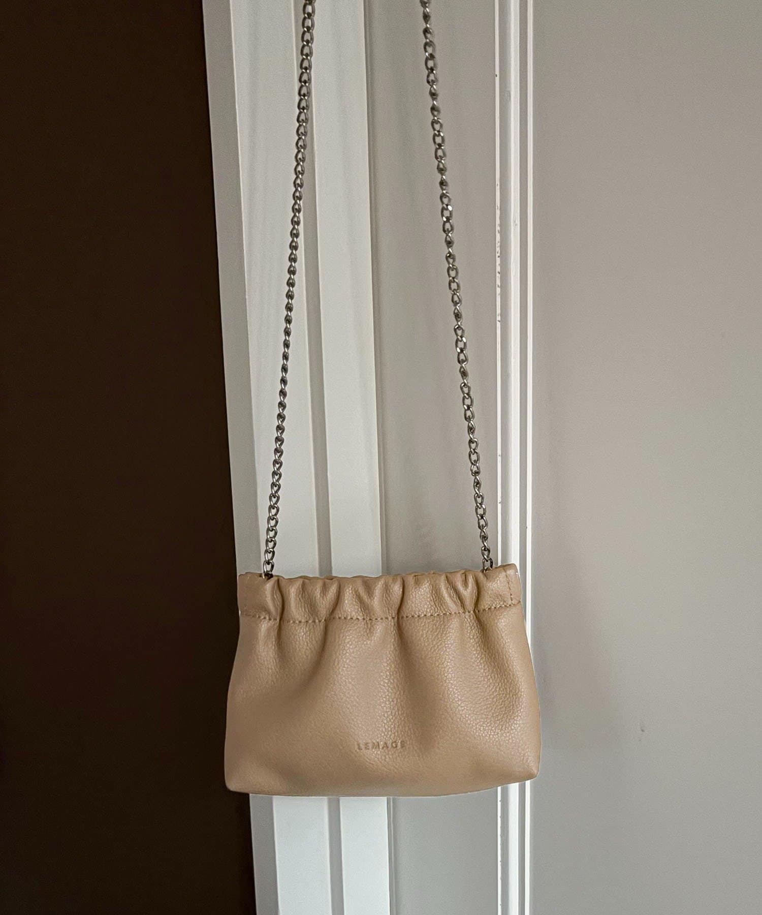 CAPRICIEUX LE'MAGE(カプリシュレマージュ) チェーンギャザーポーチバッグ